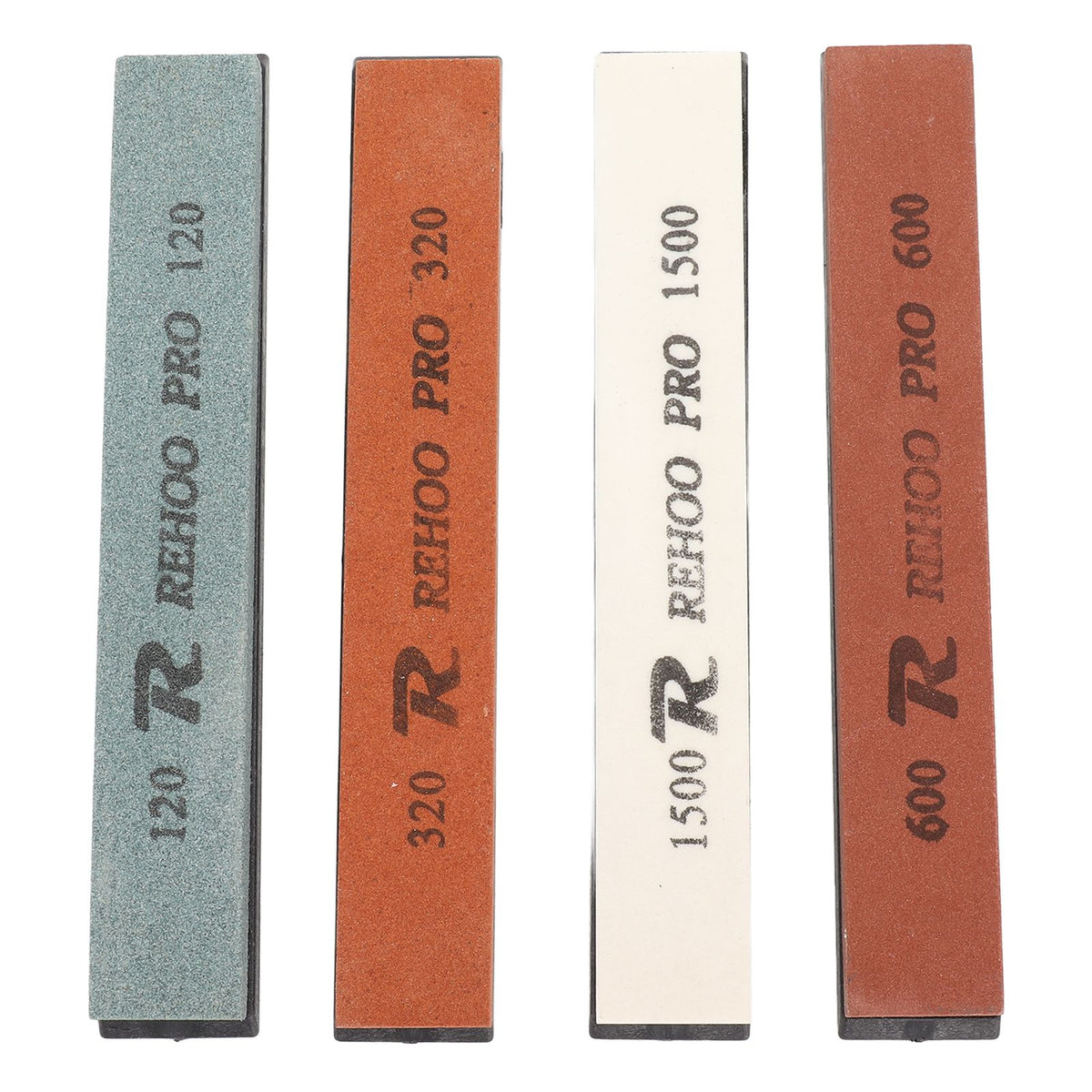 4Pcs Knife Sharpening Stone Knife Sharpener 120 320 600 1500 Grit for Scissors Chisels Axes