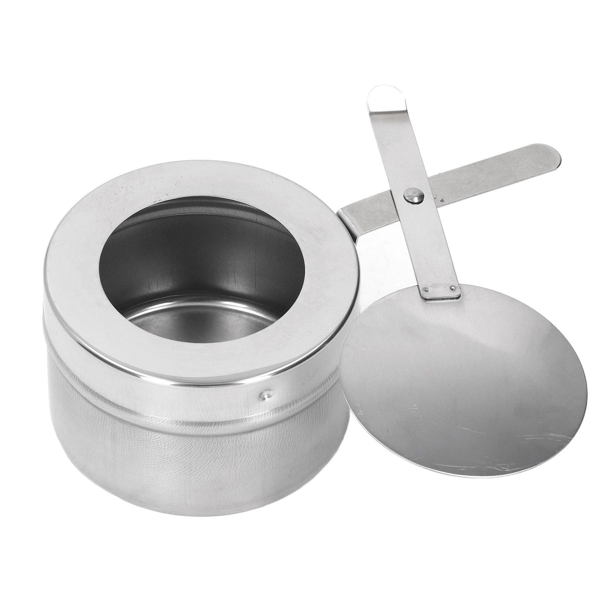 Wax Heating Furnace with Handle and Cover Stainless Steel Portable Food Heating Stove Cup