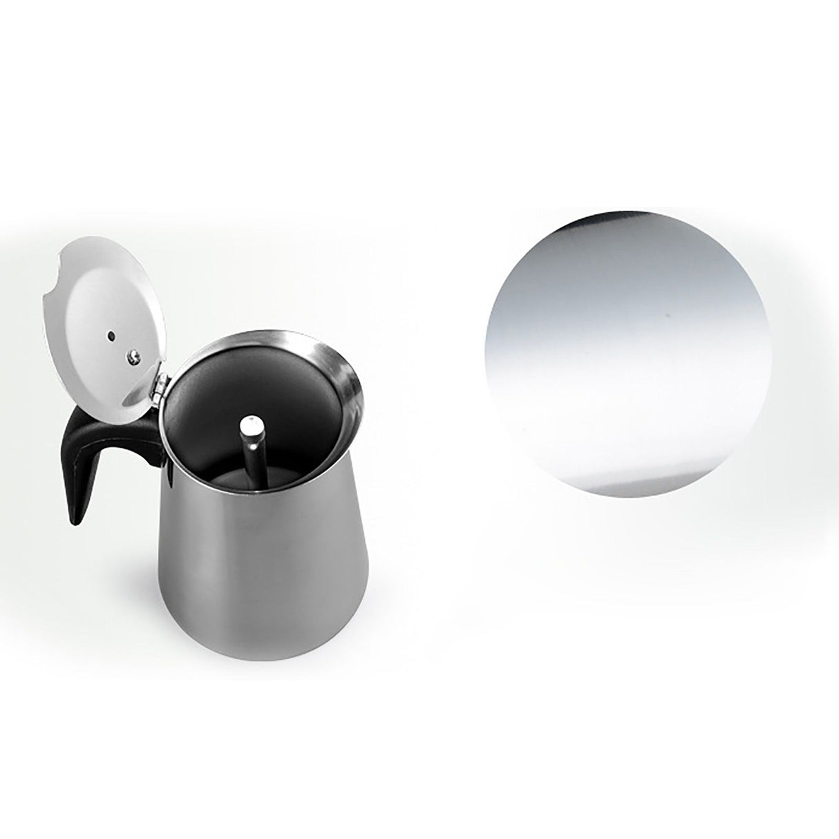 100ML Stainless Steel Coffee Maker Moka Pot Insulated Thermal Coffee Pot for Hand Brewed Coffee