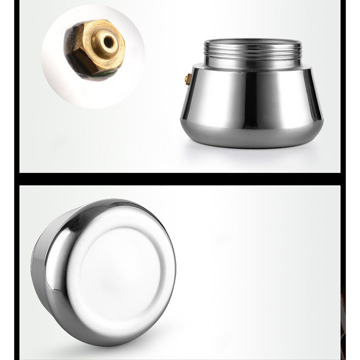 100ML Stainless Steel Coffee Maker Moka Pot Insulated Thermal Coffee Pot for Hand Brewed Coffee