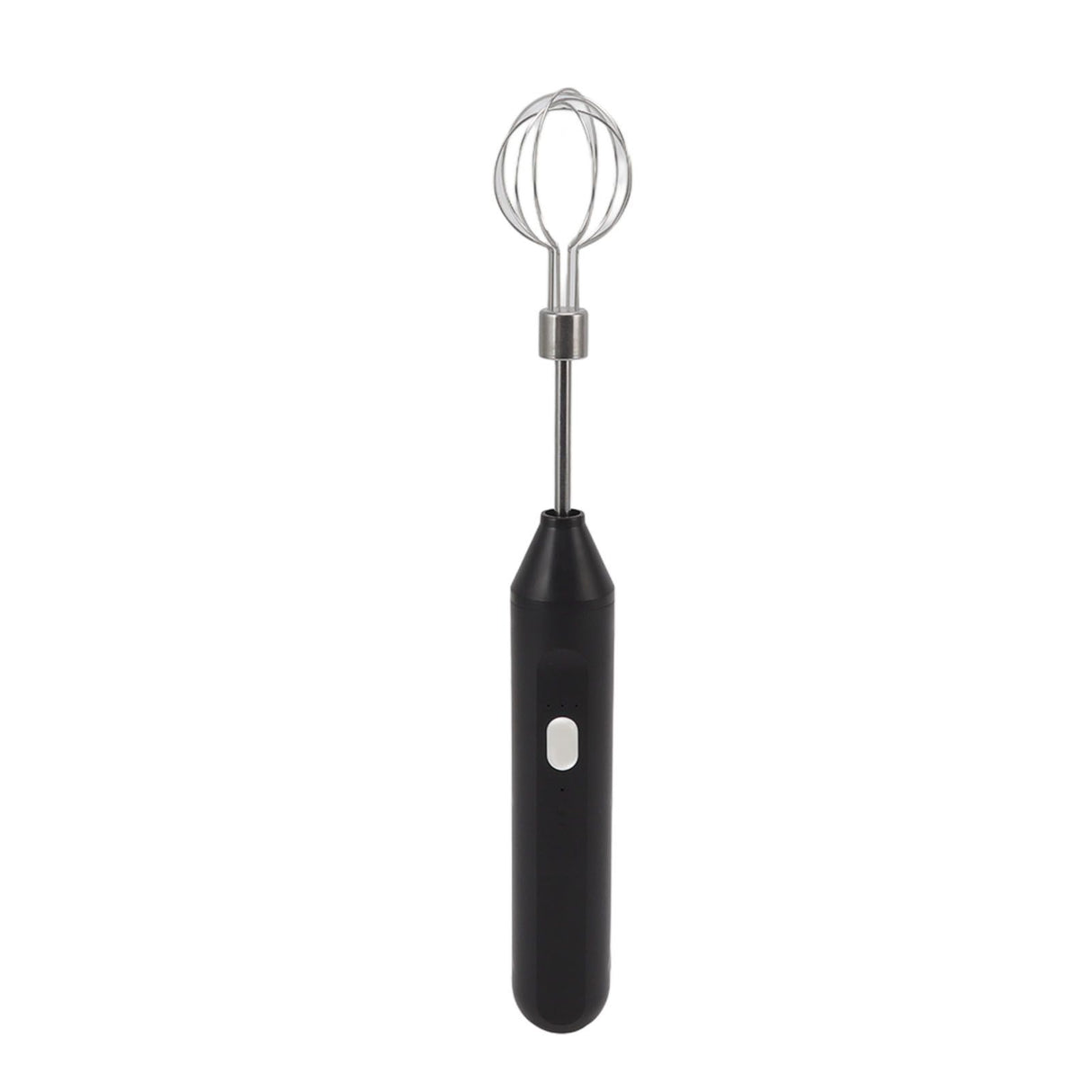 Electric Hand Mixer Three Different Speeds Battery Powered Handheld Milk Frother for Home Baking Black