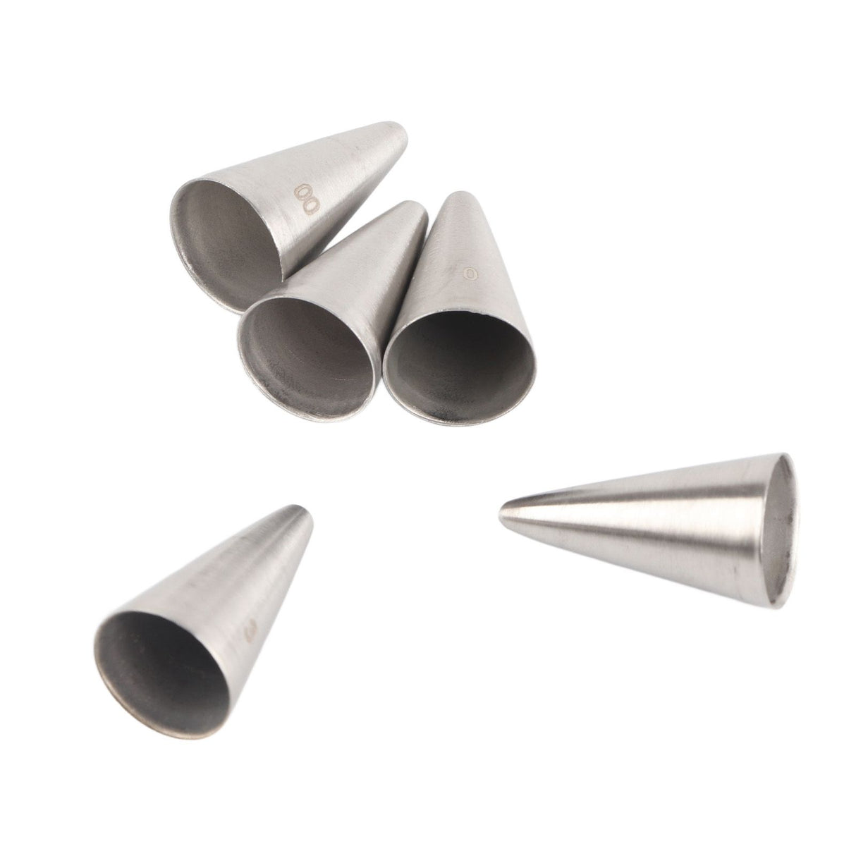 5 Pcs Piping Tips Set Stainless Steel Cake Decorating Supplies for Baking Cupcakes Cookies