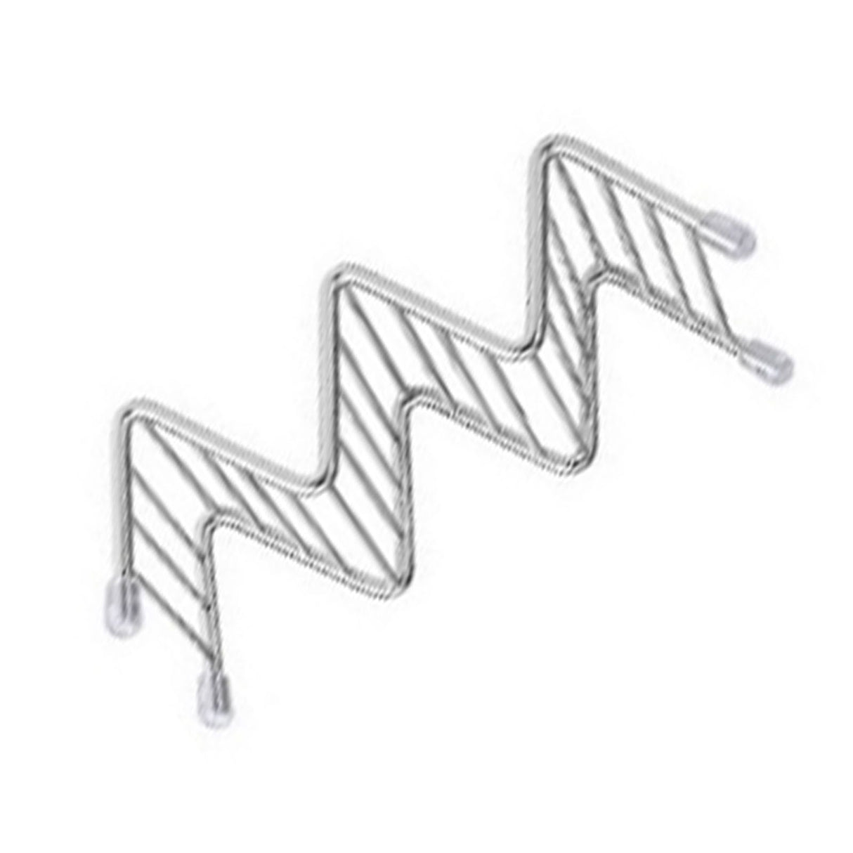 Stainless Steel V Shaped Taco Holder Corn Roll Spring Roll Taco Stand Home Pancake Food Rack 2‑3 Grids 6.3x13.5x4.5cm/2.5x5.3x1.8in