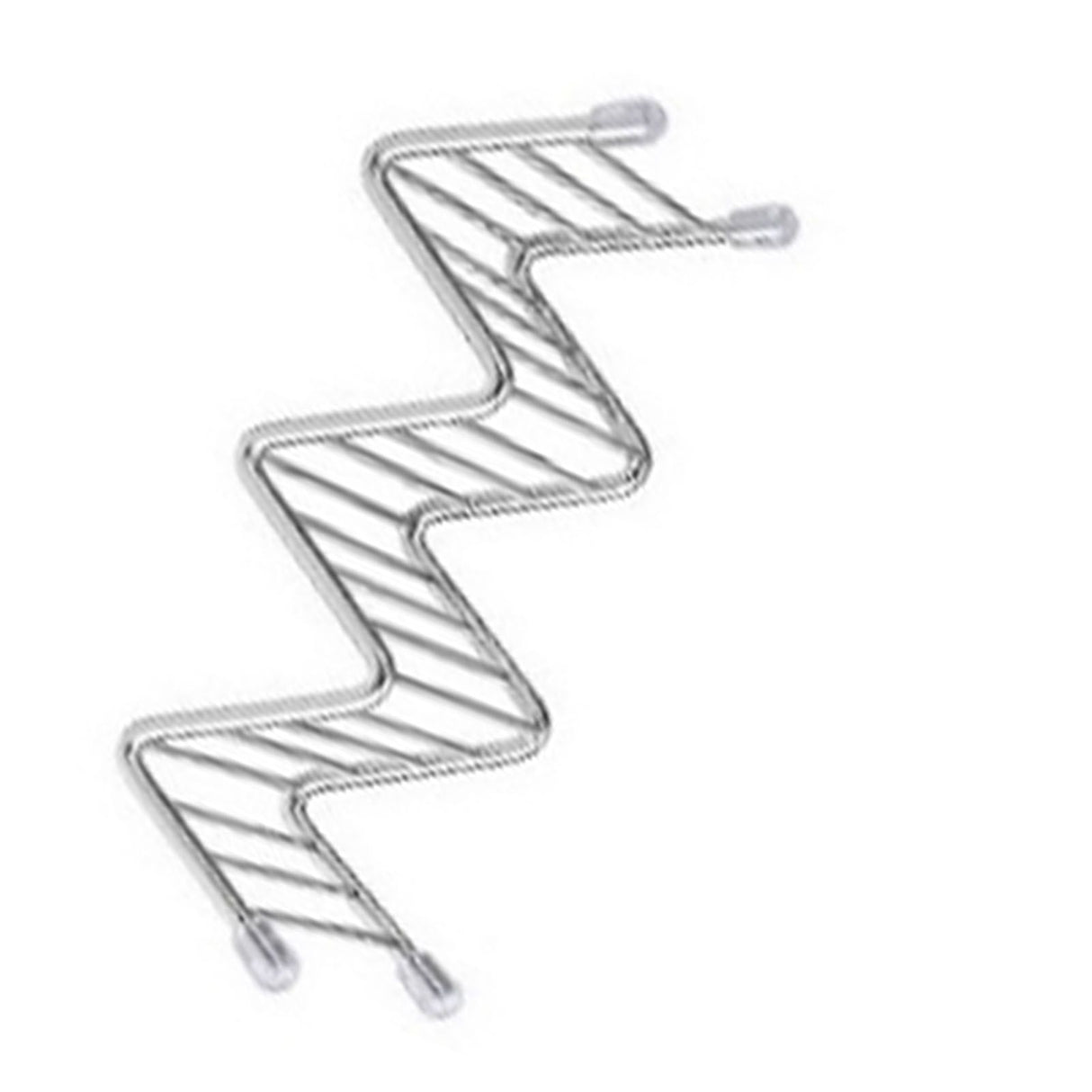 Stainless Steel V Shaped Taco Holder Corn Roll Spring Roll Taco Stand Home Pancake Food Rack 2‑3 Grids 6.3x13.5x4.5cm/2.5x5.3x1.8in