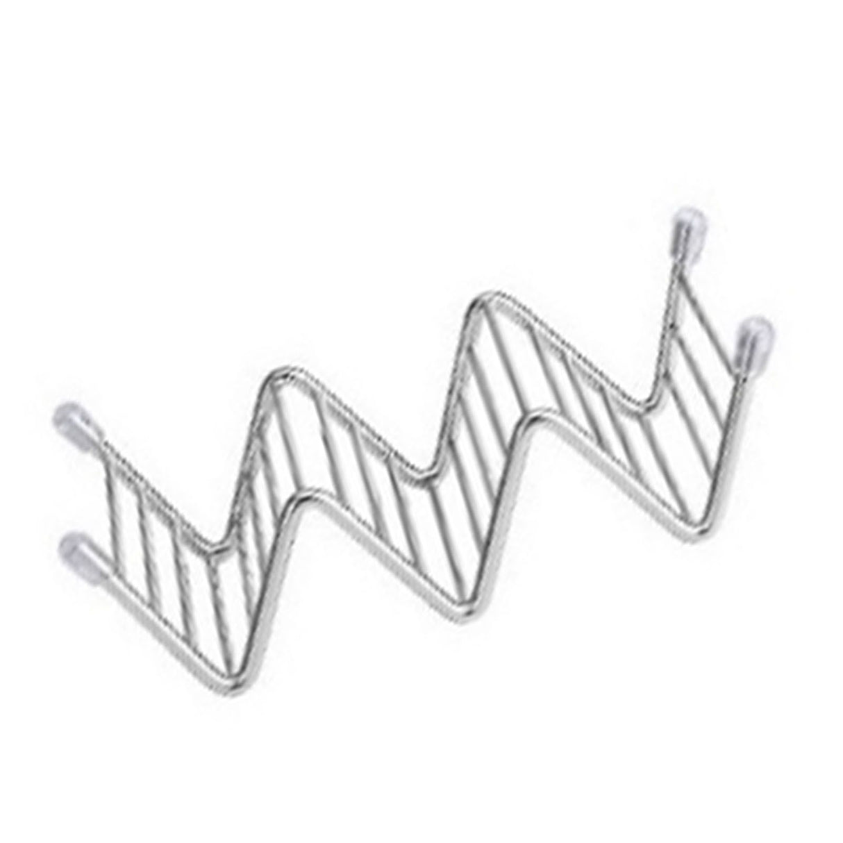 Stainless Steel V Shaped Taco Holder Corn Roll Spring Roll Taco Stand Home Pancake Food Rack 2‑3 Grids 6.3x13.5x4.5cm/2.5x5.3x1.8in