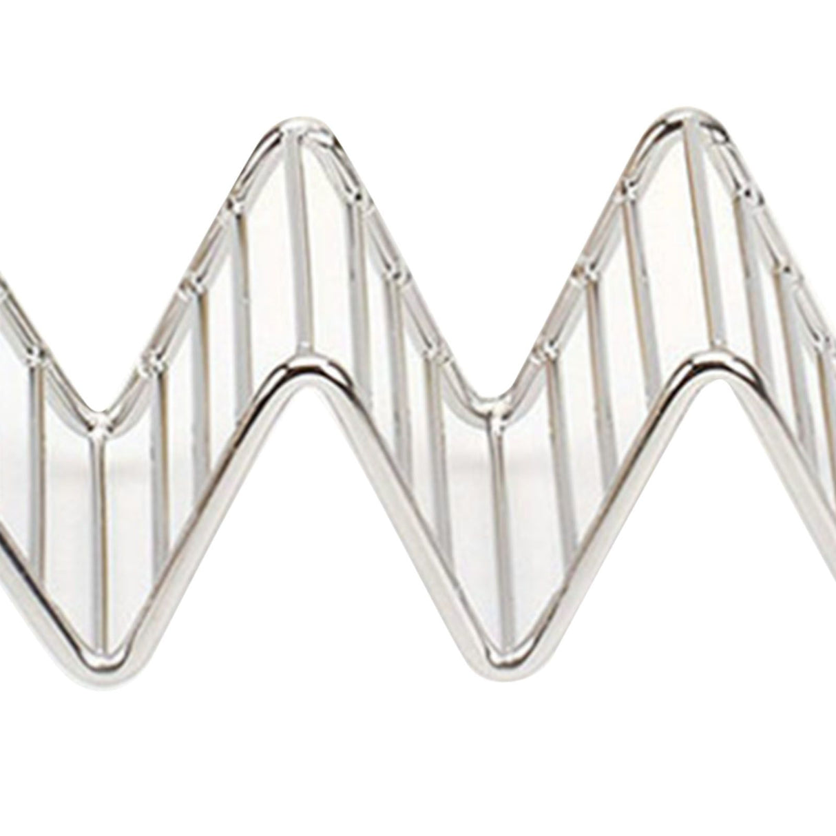 Stainless Steel V Shaped Taco Holder Corn Roll Spring Roll Taco Stand Home Pancake Food Rack 3‑4 Grids 6.3x18.5x4.5cm/2.5x7.3x1.8in