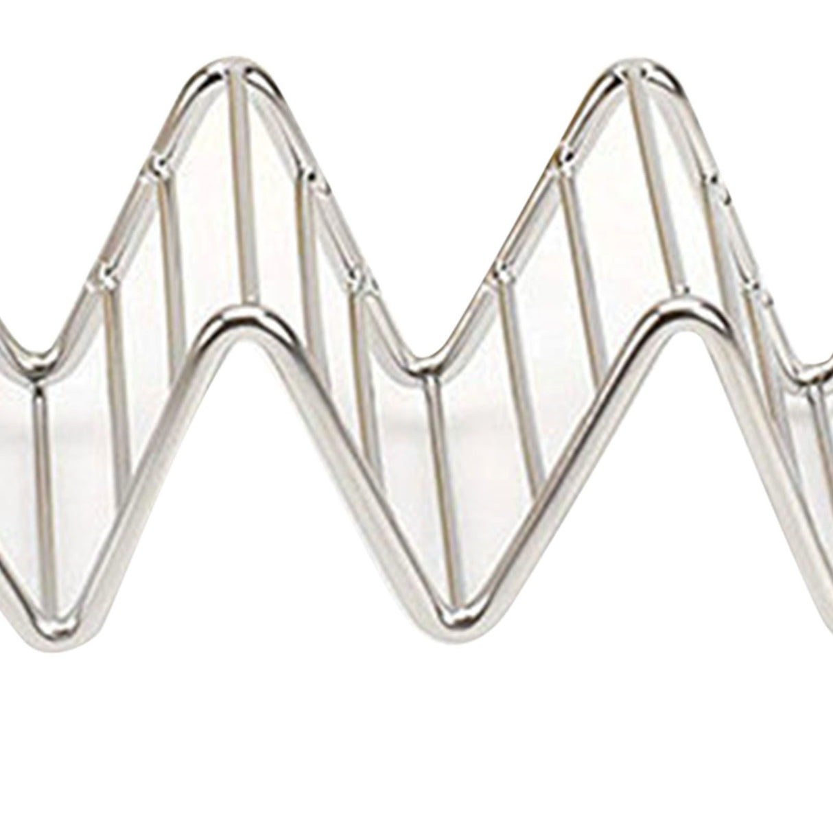 Stainless Steel V Shaped Taco Holder Corn Roll Spring Roll Taco Stand Home Pancake Food Rack 4‑5 Grids 6.3x22.5x4.5cm/2.5x8.9x1.8in