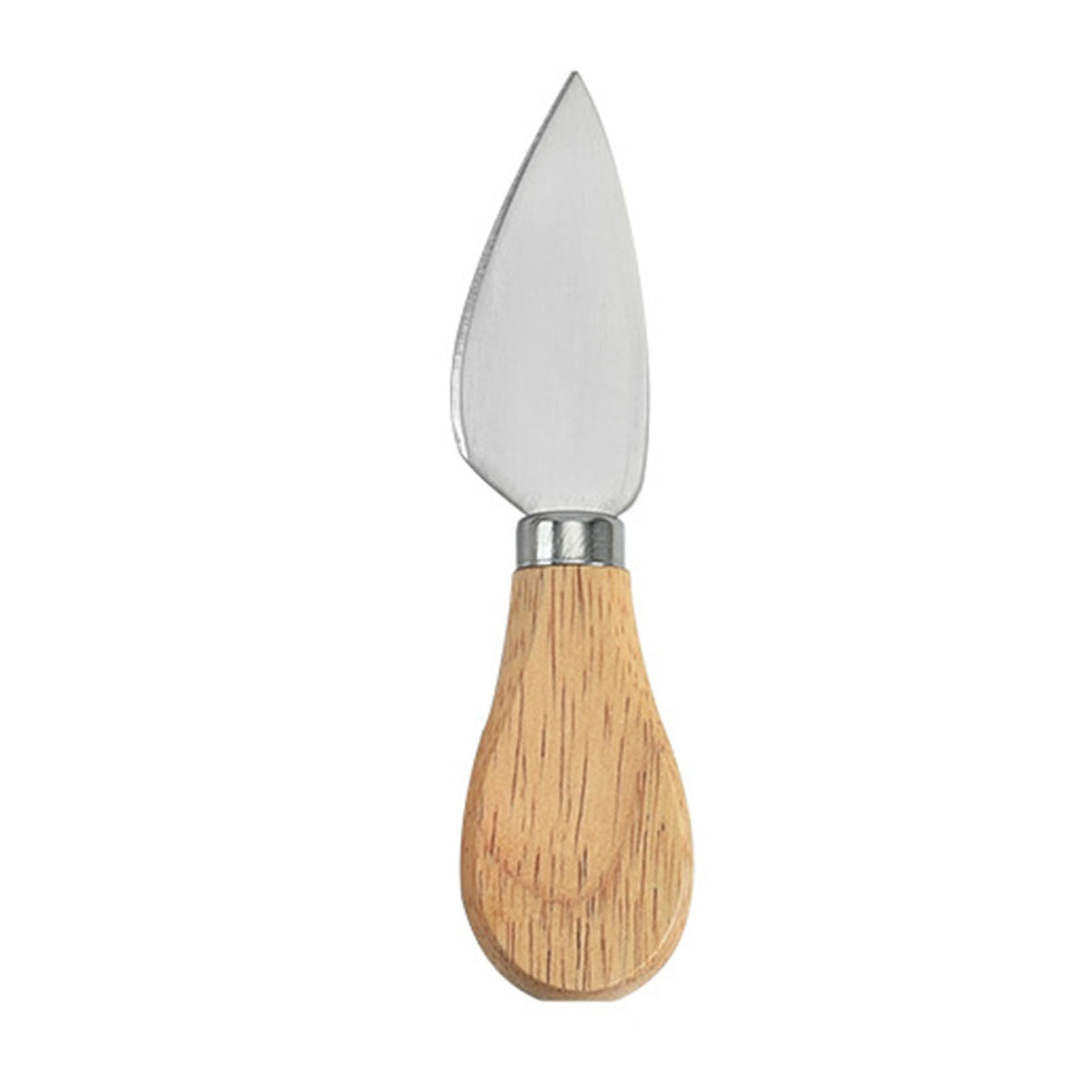 Cheese Knives Set Stainless Steel Blade Ergonomic Handle Cheese Cutter Fork with Wooden Box for Pizza Bread