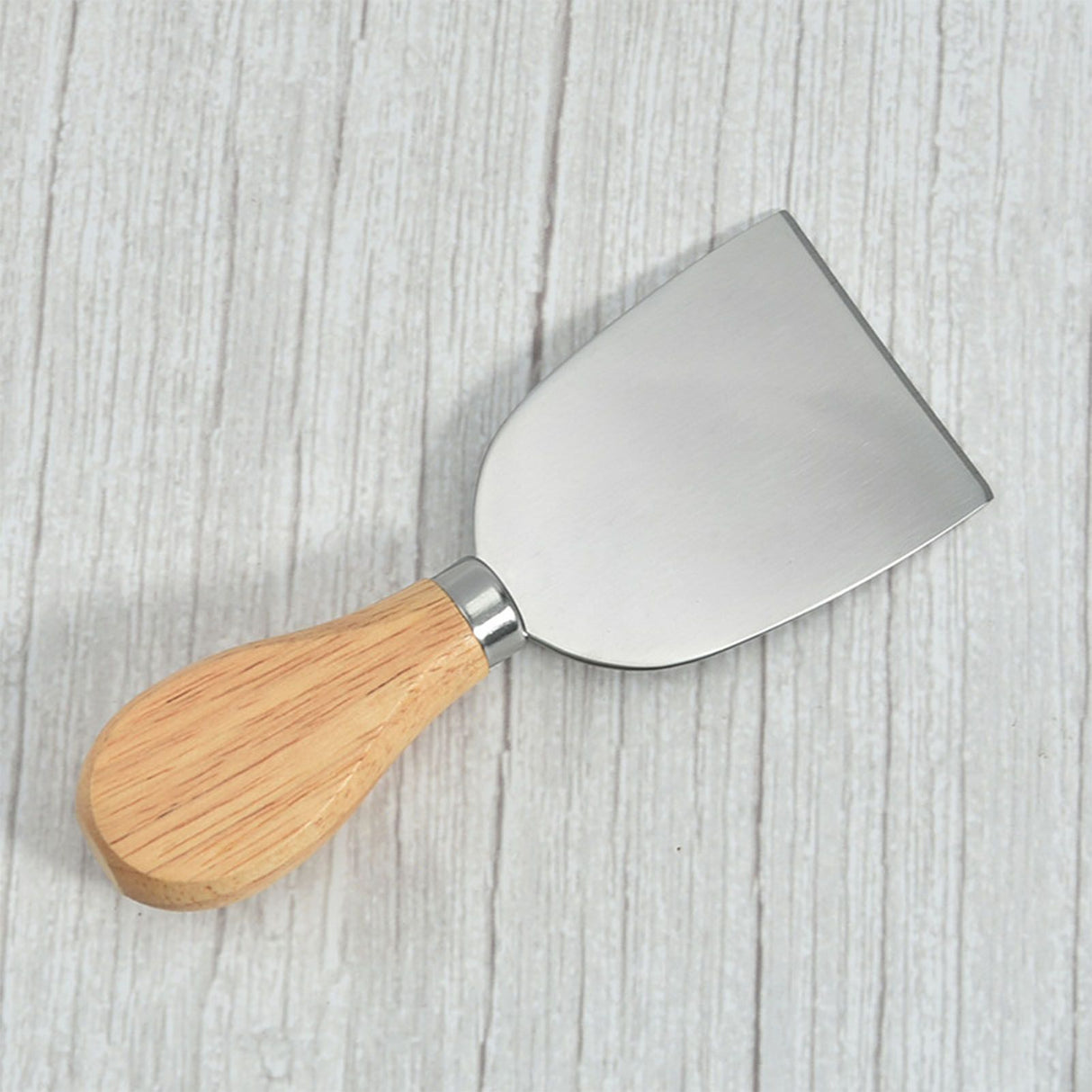 Cheese Knives Set Stainless Steel Blade Ergonomic Handle Cheese Cutter Fork with Wooden Box for Pizza Bread
