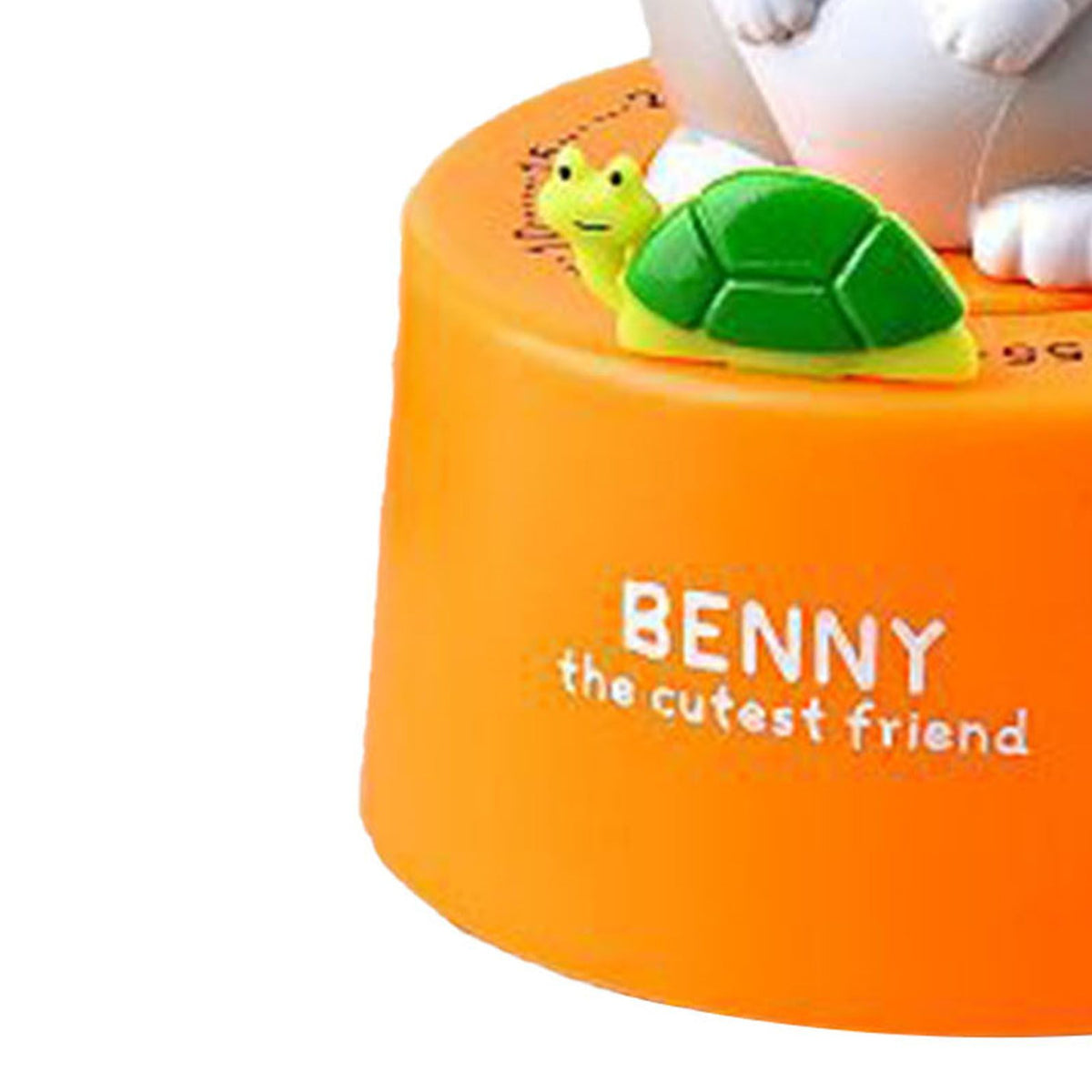 Cute Cartoon Animal Kitchen Mechanical Timer 60 Minute Visual Countdown Timer for Holiday Gifts Cooking Baking Study Sport Home Decoration RB713 Orange
