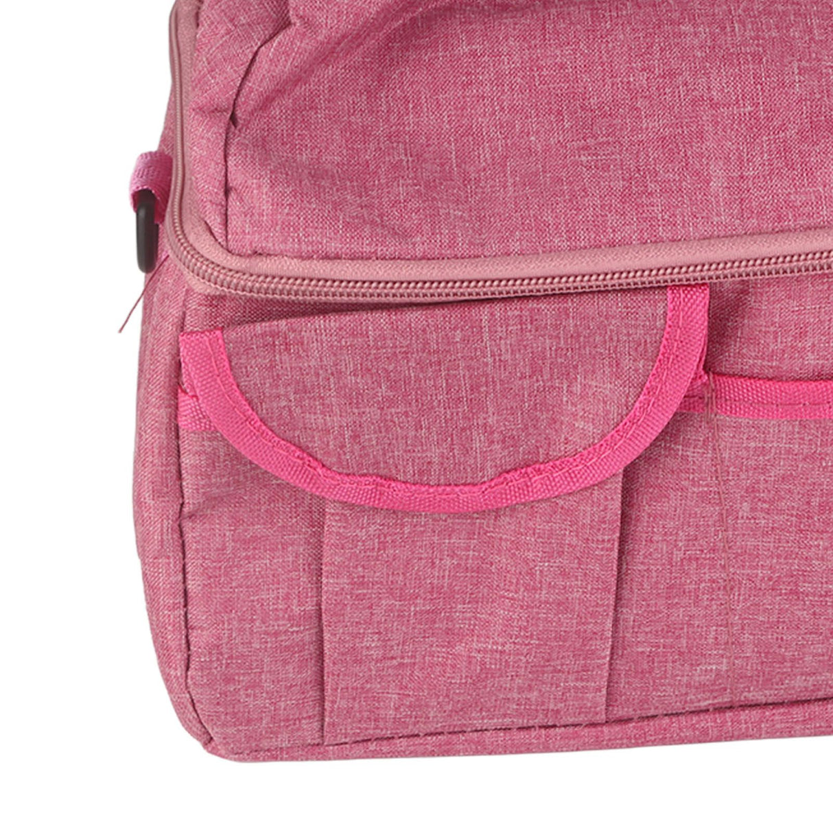 Rose Red Breastmilk Cooler Transport Bag Waterproof Large Double Layer Insulation Lunchbox Shoulder Bag
