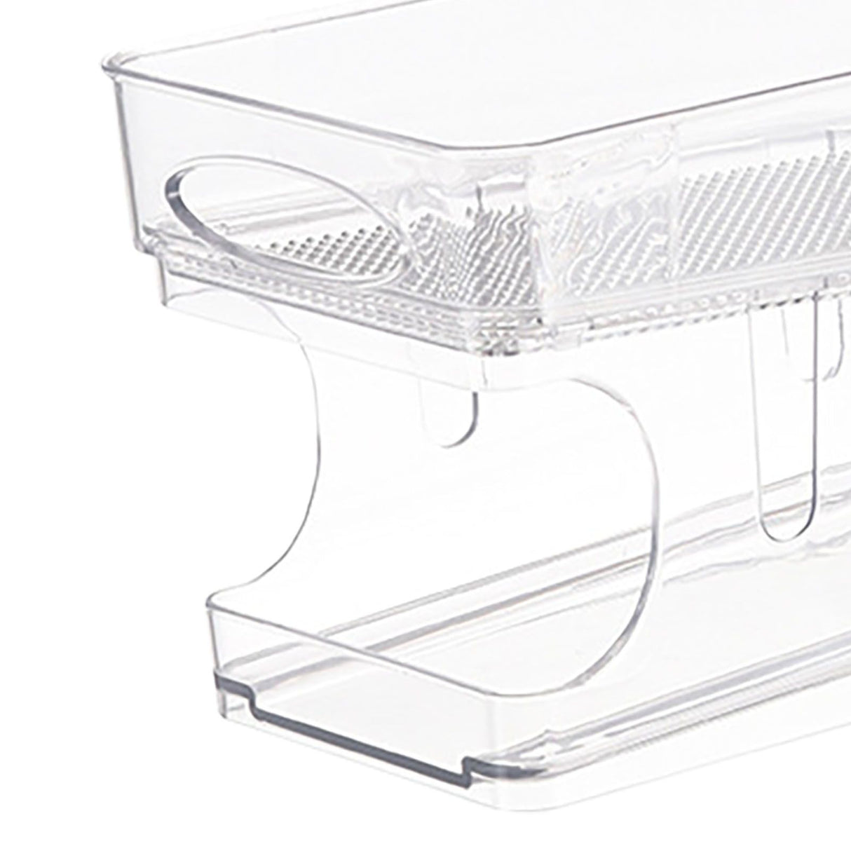 Double Layer Soda Can Organizer Automatic Rolling Transparent Beverage Can Storage Organizer for Refrigerator