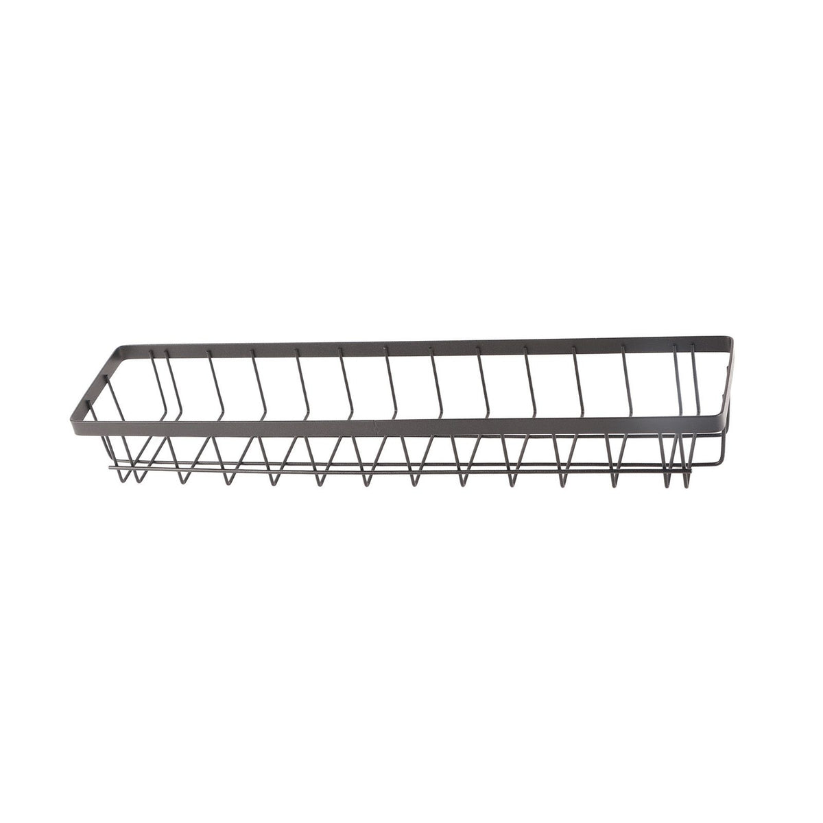 Refrigerator Hanging Shelf Nail Free with Hooks Black Refrigerator Spice Rack for Home Kitchen Double Layer