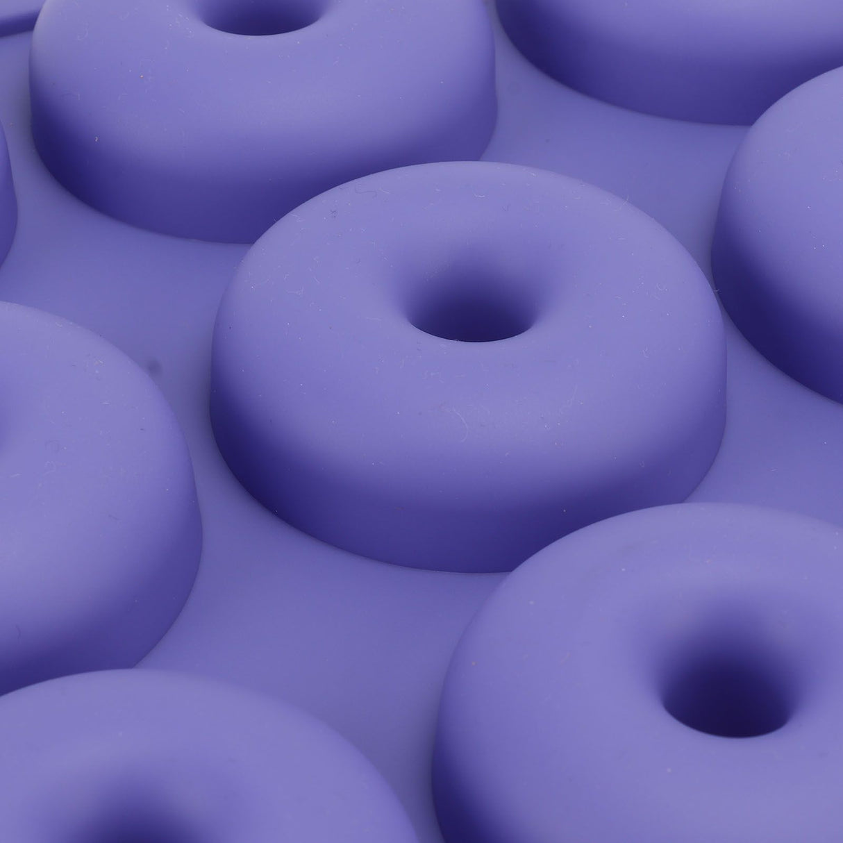 Silicone Donut Mold 9 Cavity Prevents Stick Safe Heat Resistance Doughnut Pan Set for Cake Biscuit Bagels Muffins Royalblue