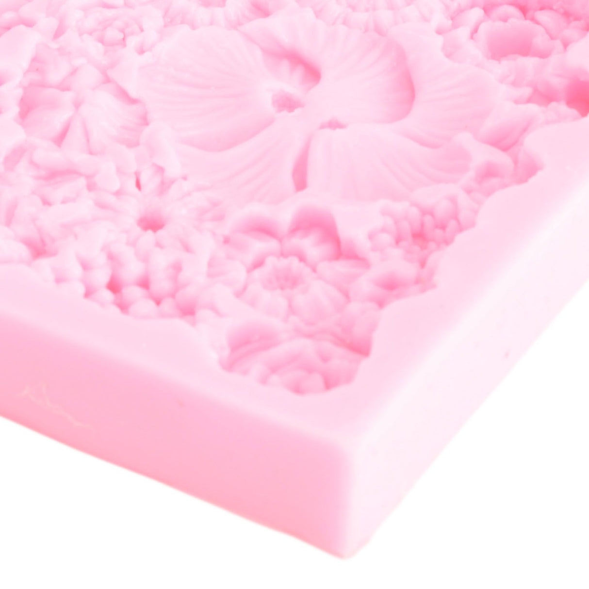 Fondant Mold Stick Proof Easy Release Odorless Silicone DIY Baking Mold for Chocolate Cake Cupcake Decoration