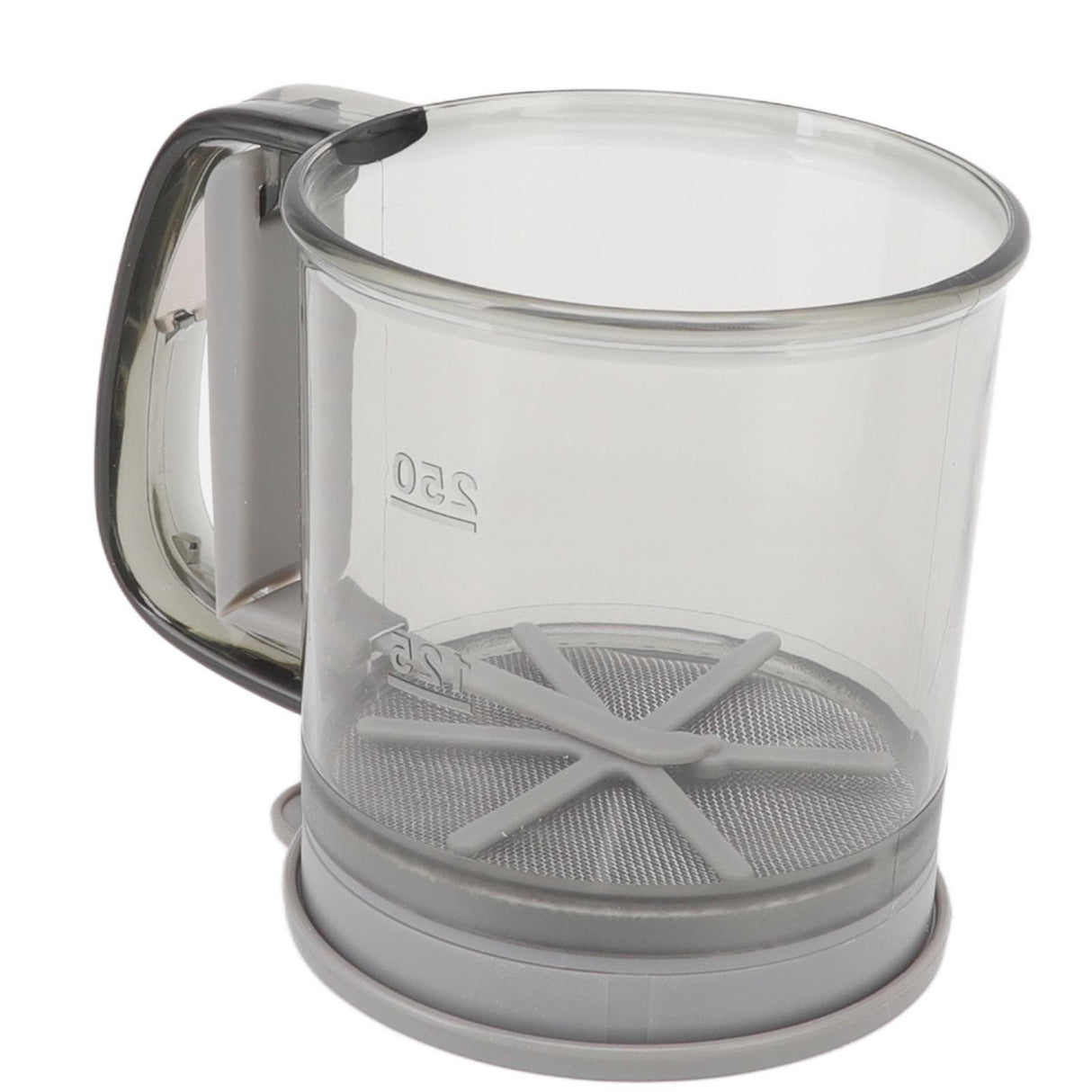 Flour Sifter Cup Handheld Double Layer Filter Mesh Flour Strainer Colander with Lid for Kitchen Supplies Baking Tools