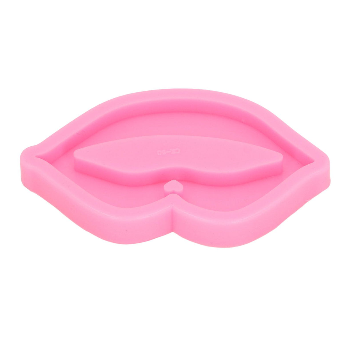 2pcs Lip Shape Silicone Molds Flexible DIY Fondant Molds Cake Decorating Molds for Cake Shop