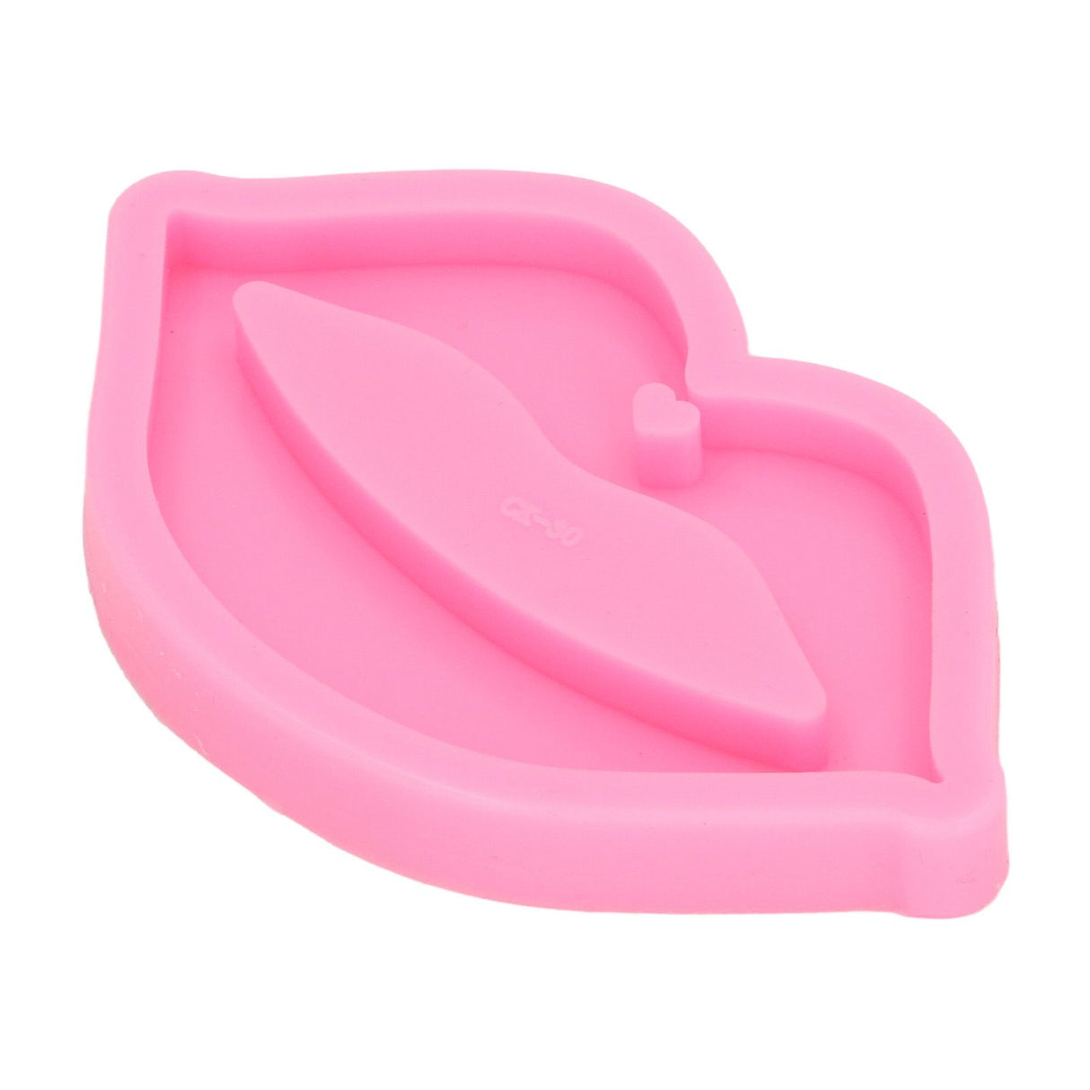 2pcs Lip Shape Silicone Molds Flexible DIY Fondant Molds Cake Decorating Molds for Cake Shop
