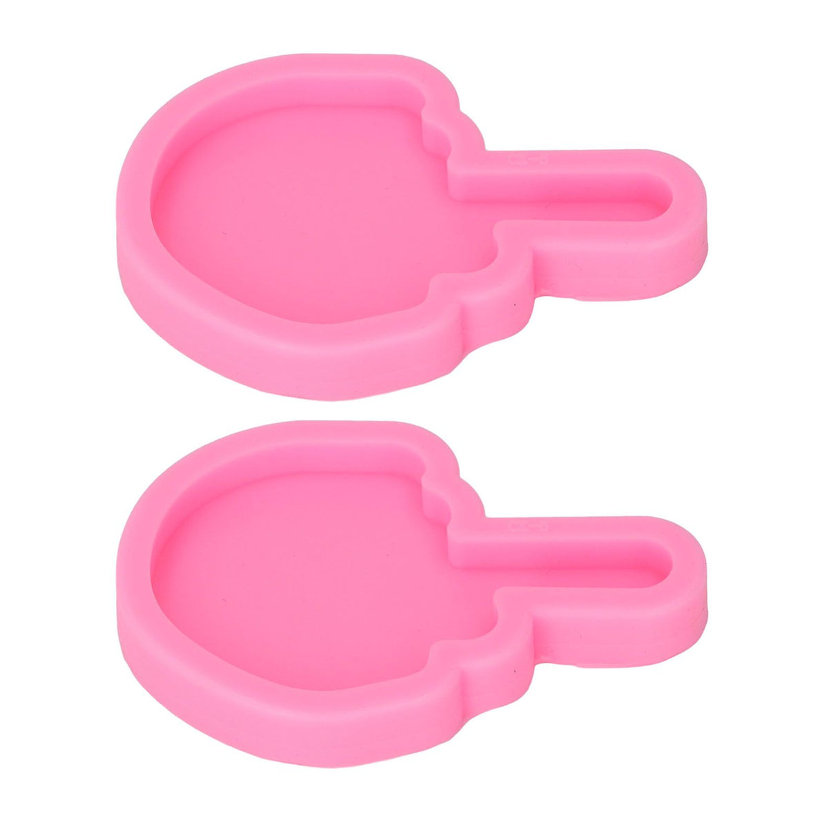 2 Pcs Fondant Molds Easy Cleaning DIY Making Food Grade Silicone Soft Elastic Chocolate Molds for Decorations