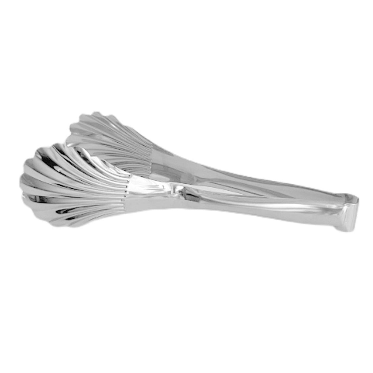 Cooking Tongs Multipurpose Heat Resistance Shell Shape Stainless Steel Kitchen Tongs for Cooking Barbecue Serving 201 (28cm/11.0in)