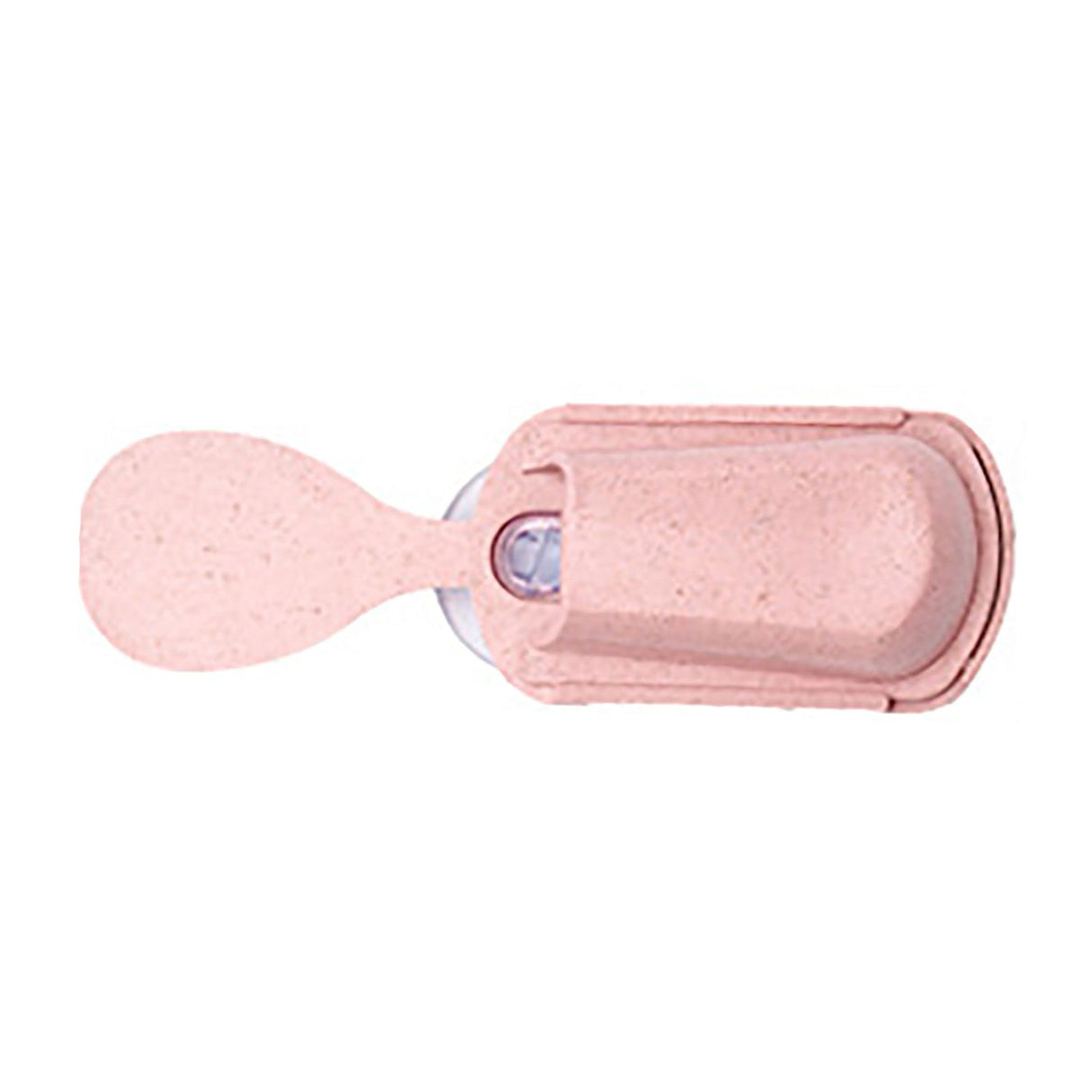 Multifunctional Kitchen Rice Scoop Storage Rack Rice Cooker Side Spoon Holder Kitchen Utensil Pink