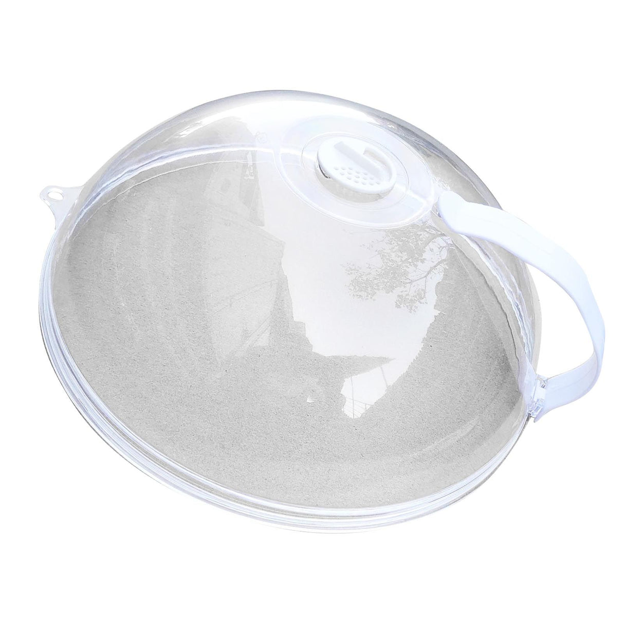 Microwave Oven Splatter Cover High Temperature Resistant Plastic Splash Guard Lid for Kitchen Mini Type