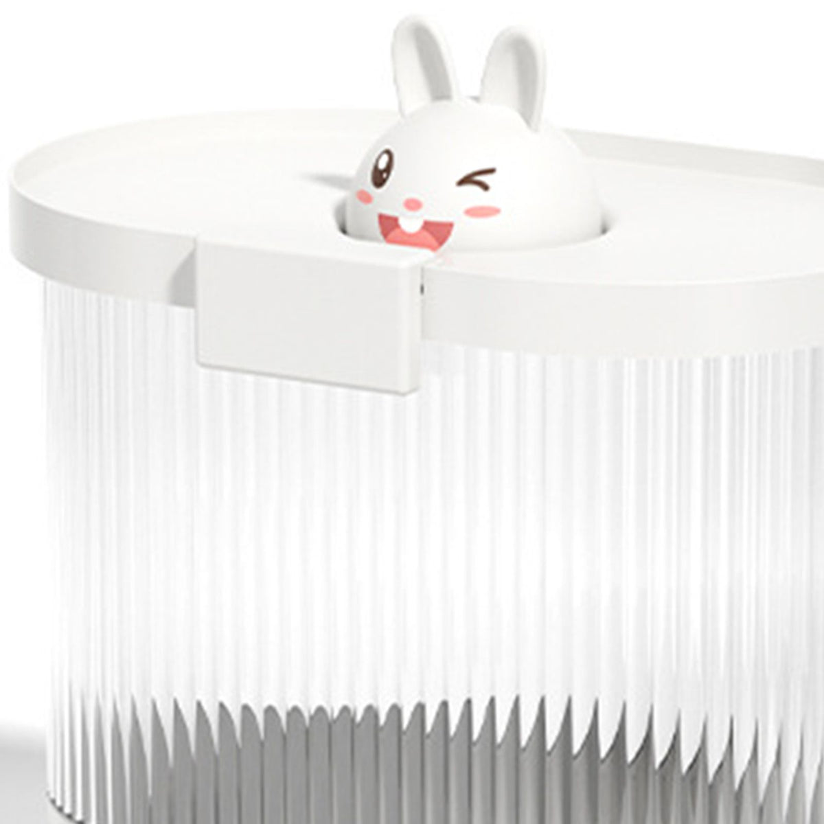 Rice Bucket Damp Proof Sealing Thickened PP PET Grain Storage Tank for Home Flour Dog Food L White Rabbit