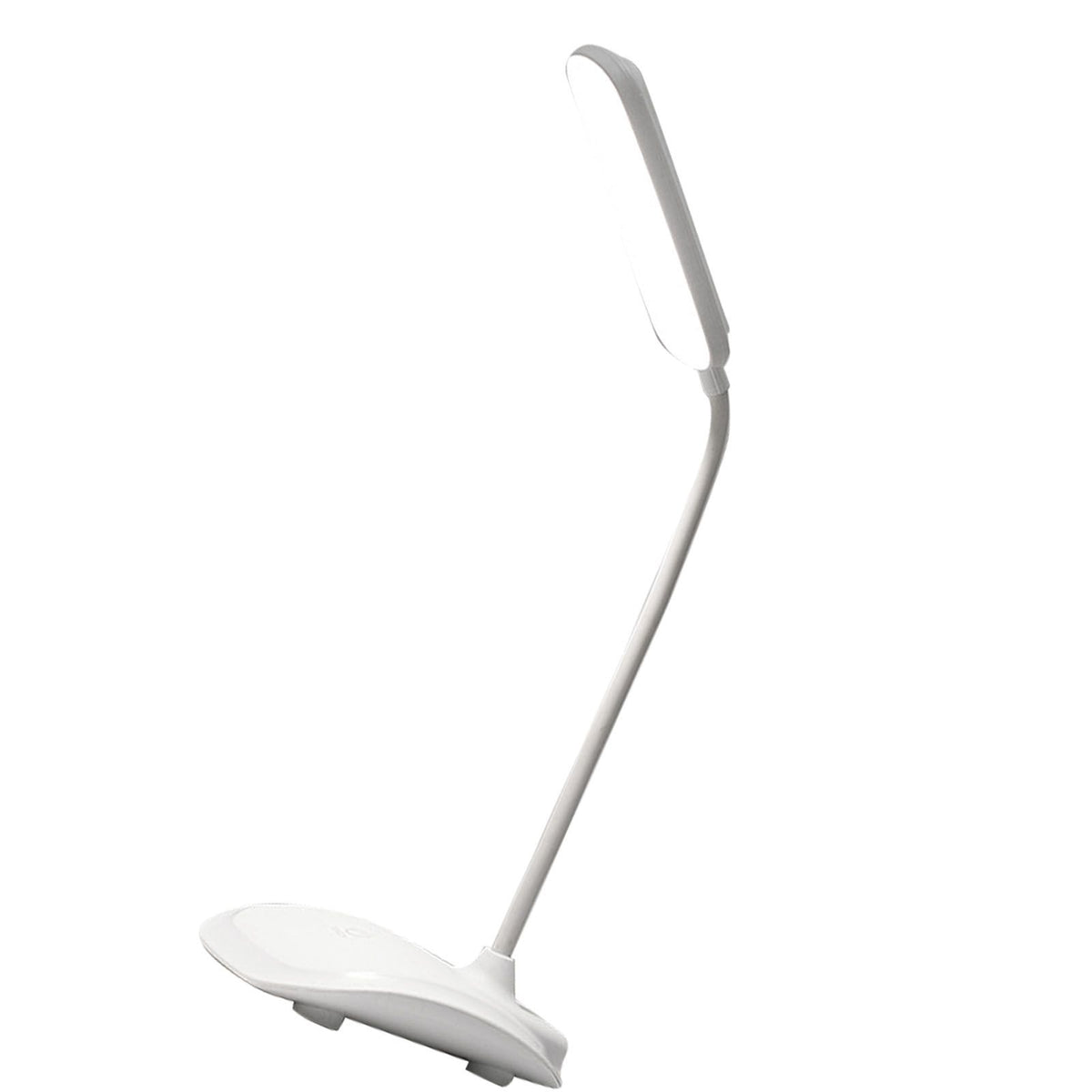 LED Desk Lamp Touch Control Three Level Color Temperature Stepless Dimming USB Charging Table Lamp White