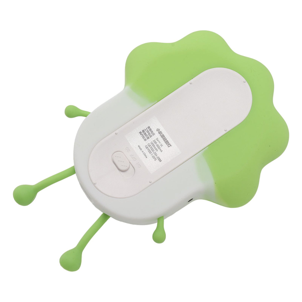 Cabbage Silicone Night Light Cartoon Vegetable Cell Phone Holder Decompression Rechargeable Night Lamp for Bedside Decor Green
