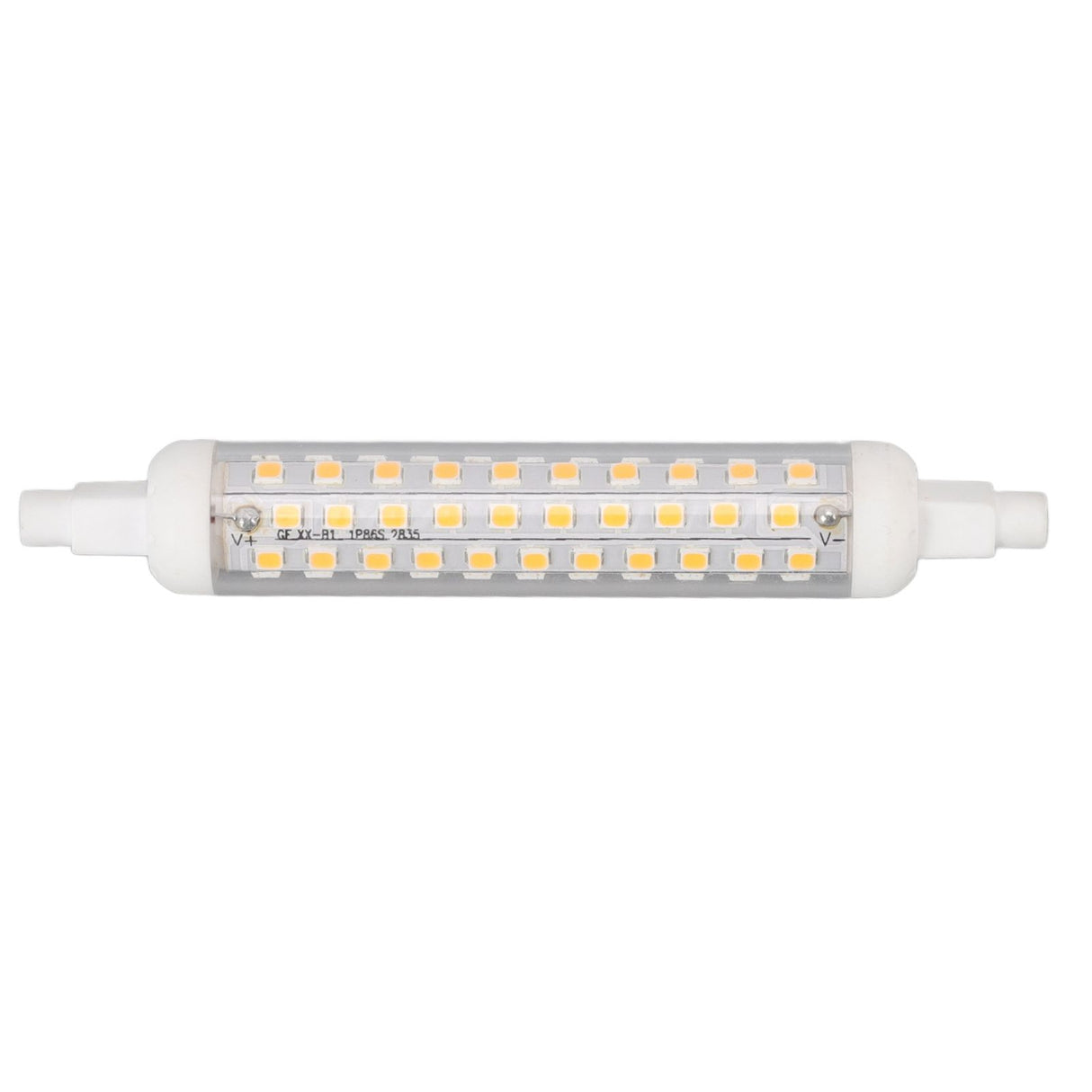 Double Ended Corn Light Bulb 86 LED Beads High Light Warm Light Replacement Double Ended Bulbs for House Office 220V 10W