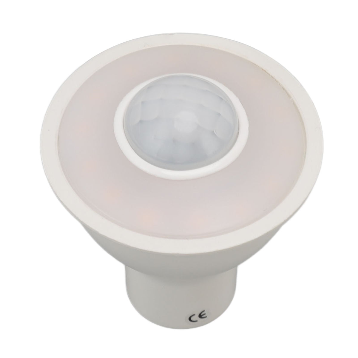 GU10 Light Bulb Infrared Human Induction Replacement Bulb for Ceiling Corridor Porch Lamp Warm Light 3000K 5W 500LM AC 100‑240V