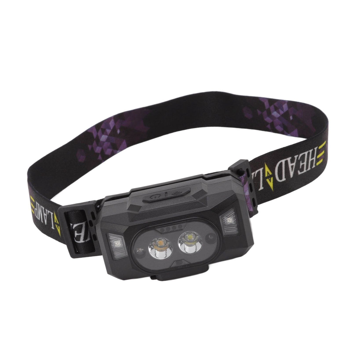 LED Sensor Headlamp Three Color Light Source Rechargeable Outdoor Strong Light Headlamp for Fishing Running Camping