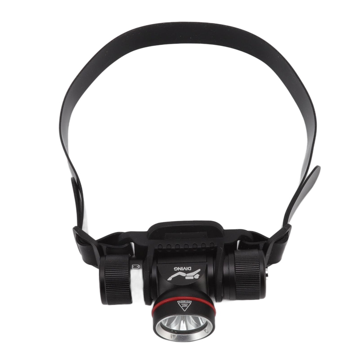 Diving Headlamp 1500LM Yellow Light LED Diving Head Lamp IPX8 Waterproof Underwater 80m Depth Headlight