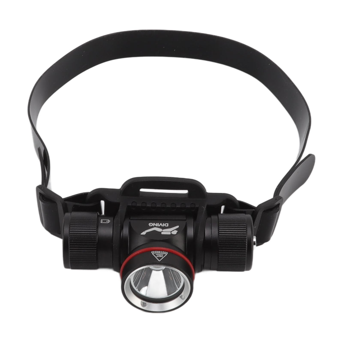 Diving Headlamp 1500LM Yellow Light LED Diving Head Lamp IPX8 Waterproof Underwater 80m Depth Headlight
