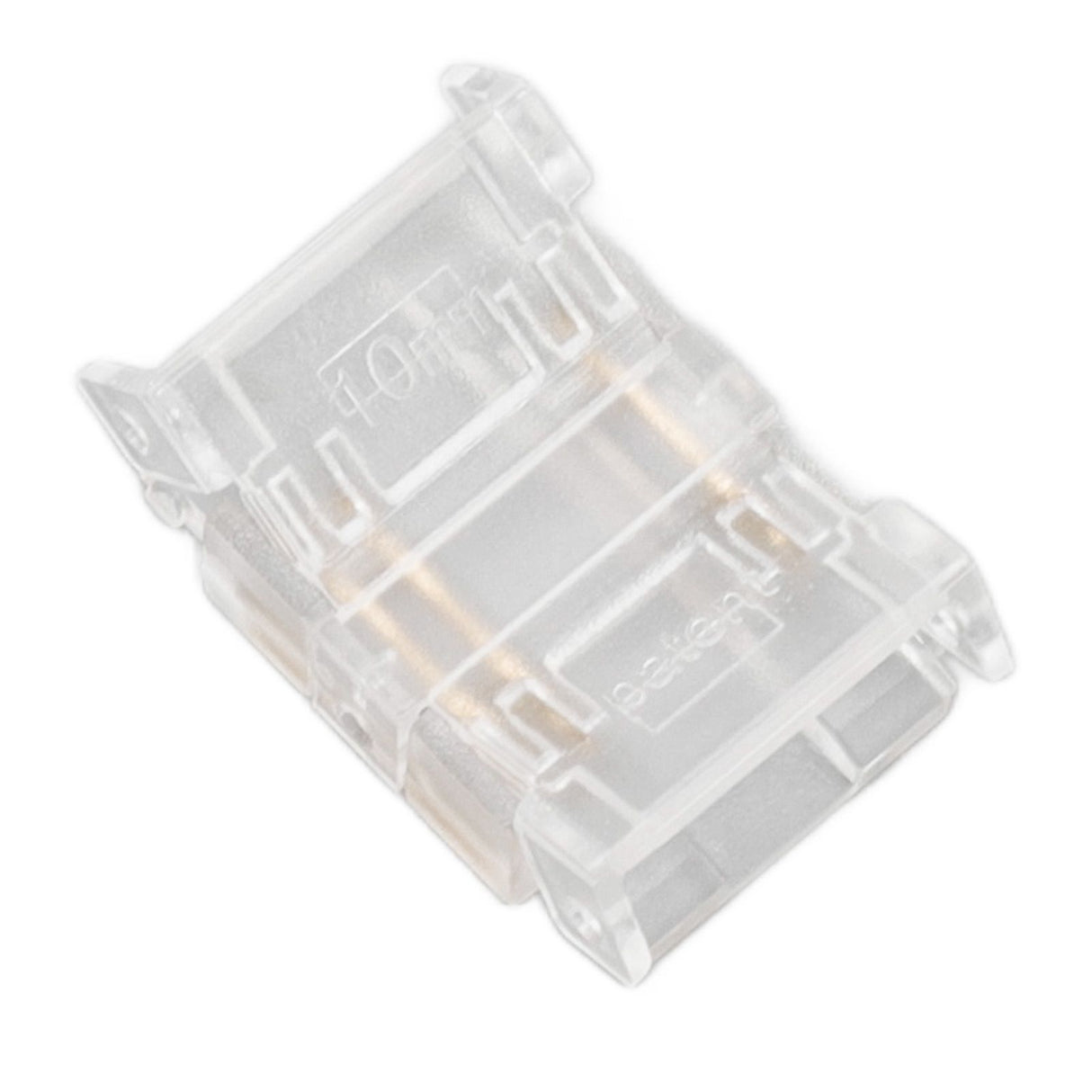 10 Pcs 3Pin 10mm COB LED Strip Connectors Strip to Strip Quick Connection Gapless Solderless LED Connectors for Strip Lights