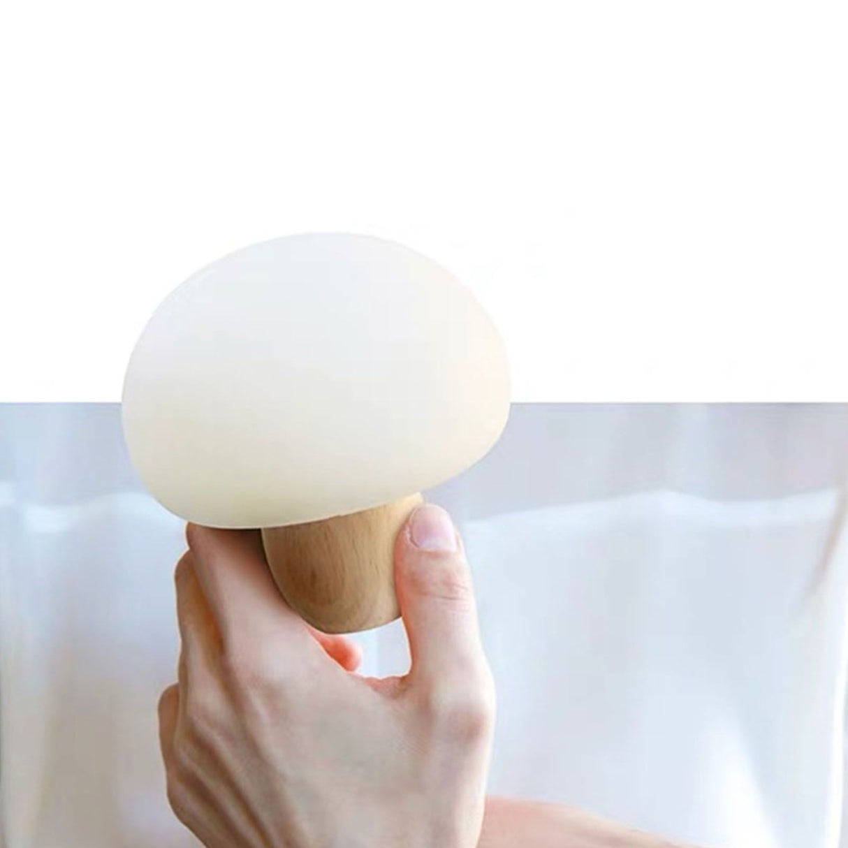 Mini Baby Night Light USB Charging Pat Control Magnetic Base Cute Small Nursery Lamp for Bedroom Bedside