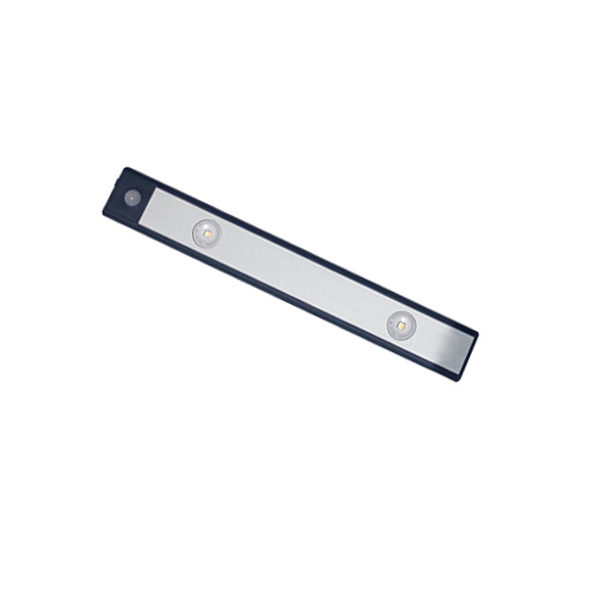 LED Closet Light Ultra Thin Intelligent Rechargeable Wireless LED Motion Sensor Light for Cabinet 20cm / 7.9in Black