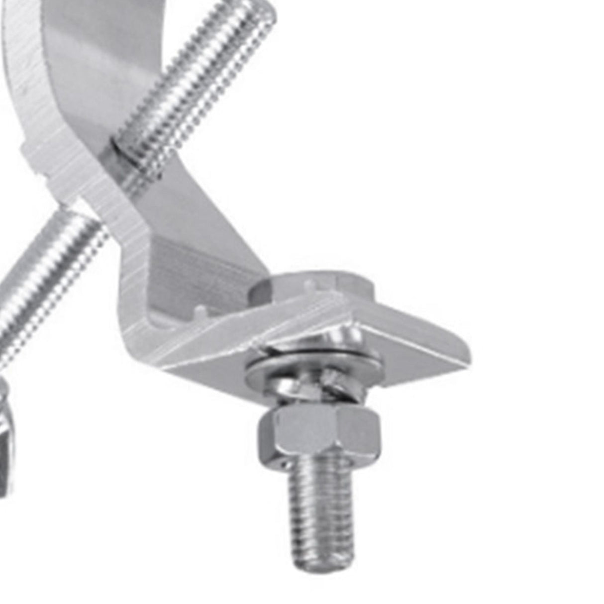 Stage Light Clamp Heavy Duty Prevent Slip Cast Aluminum Stage Lamp Hook Kit for Spotlight Moving Head Light 4pcs