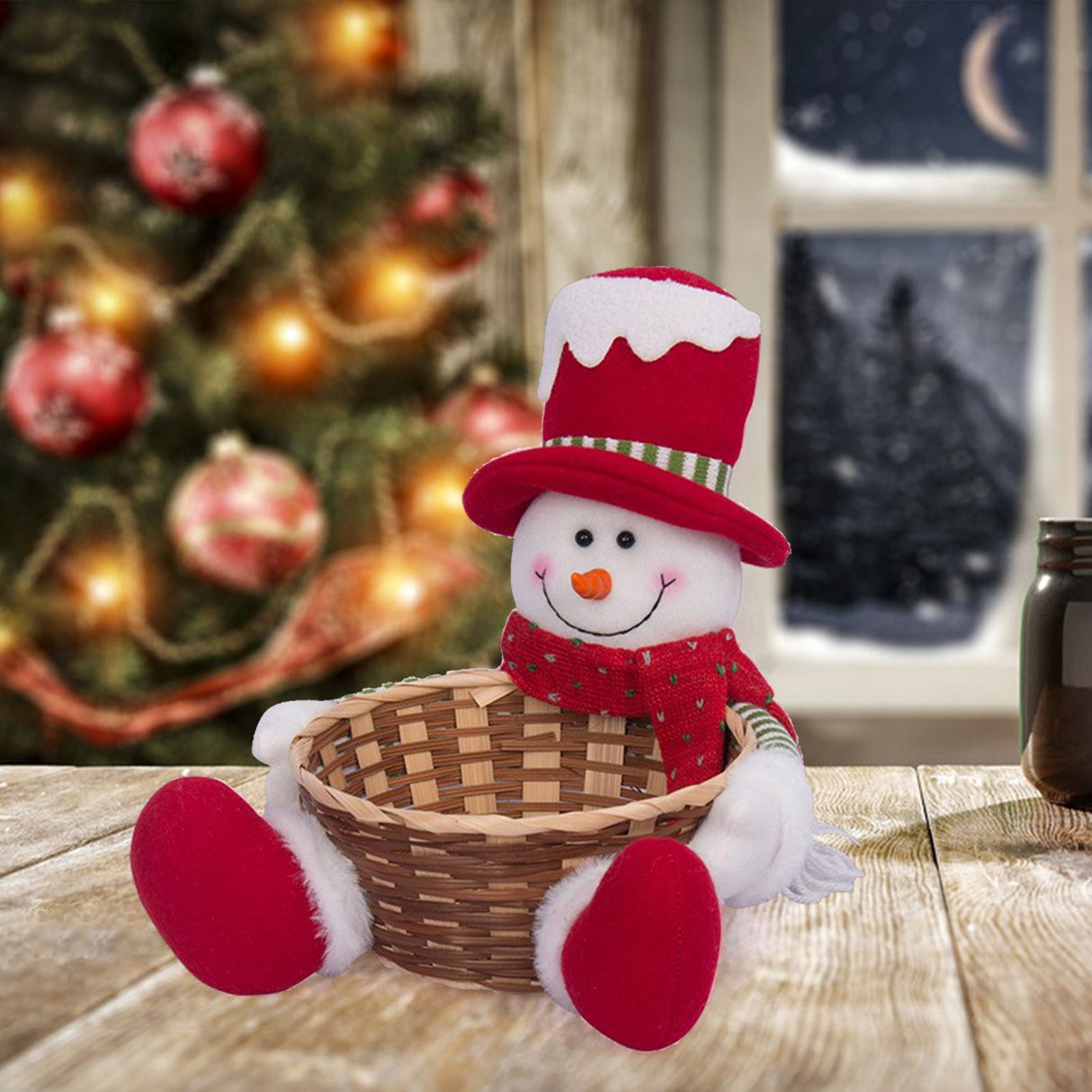 Christmas Fruit Basket Children's Gift Candy Box Christmas Candy Basket