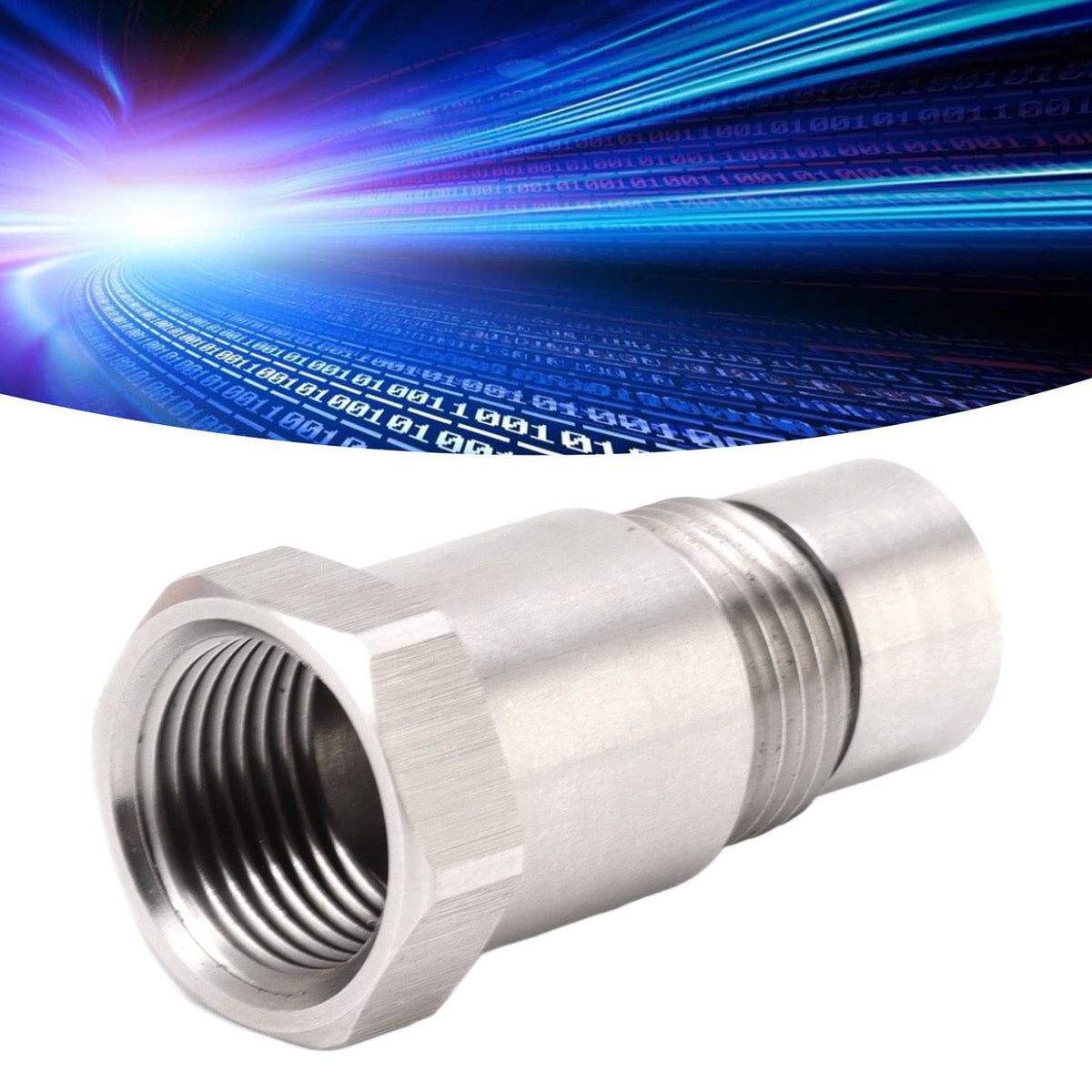 Sensor Filter Fitting Adapter Extension Screw Stainless Steel Engine Replacement Parts