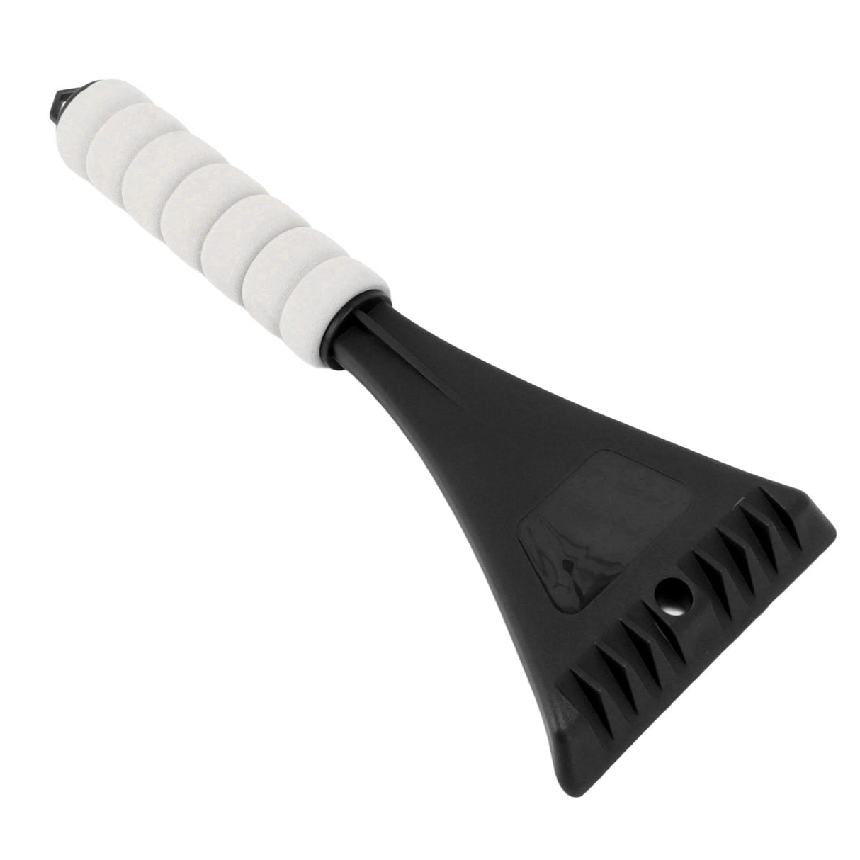 Car Windshield Shovel EVA Ergonomic Handle Rounded Corner Safe Portable Car Ice Scraper for Vehicle Outdoor Snow Black