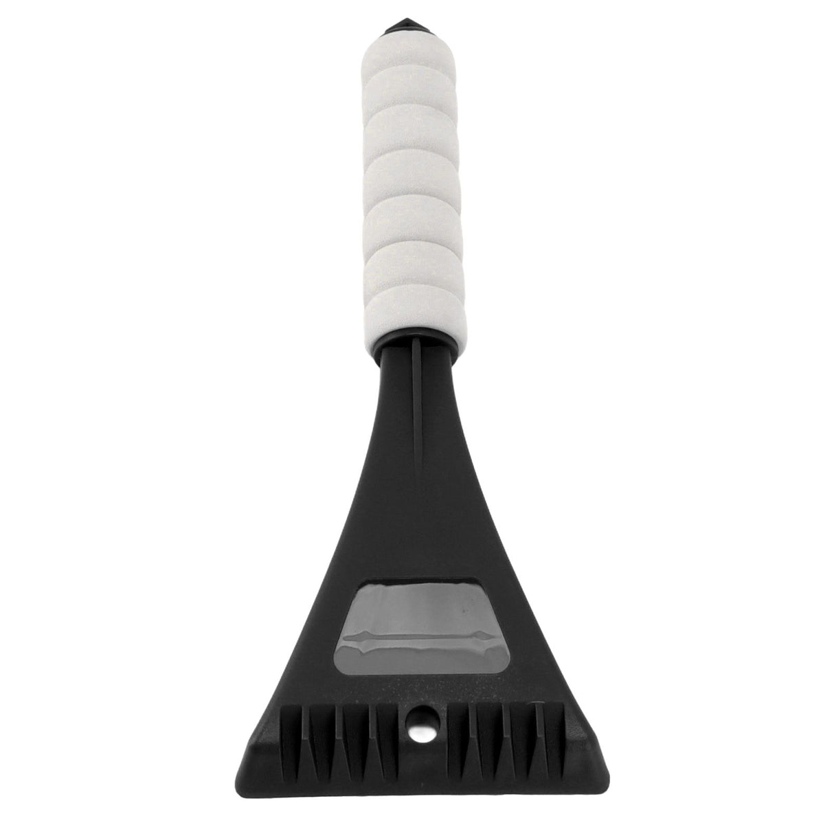 Car Windshield Shovel EVA Ergonomic Handle Rounded Corner Safe Portable Car Ice Scraper for Vehicle Outdoor Snow Black