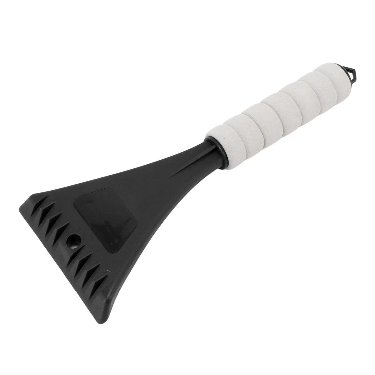 Car Windshield Shovel EVA Ergonomic Handle Rounded Corner Safe Portable Car Ice Scraper for Vehicle Outdoor Snow Black