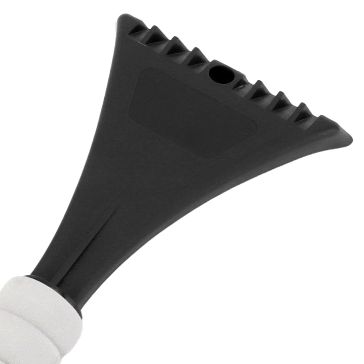 Car Windshield Shovel EVA Ergonomic Handle Rounded Corner Safe Portable Car Ice Scraper for Vehicle Outdoor Snow Black