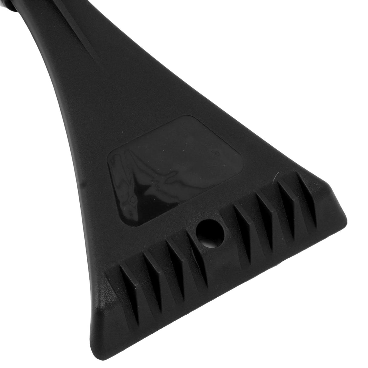 Car Windshield Shovel EVA Ergonomic Handle Rounded Corner Safe Portable Car Ice Scraper for Vehicle Outdoor Snow Black