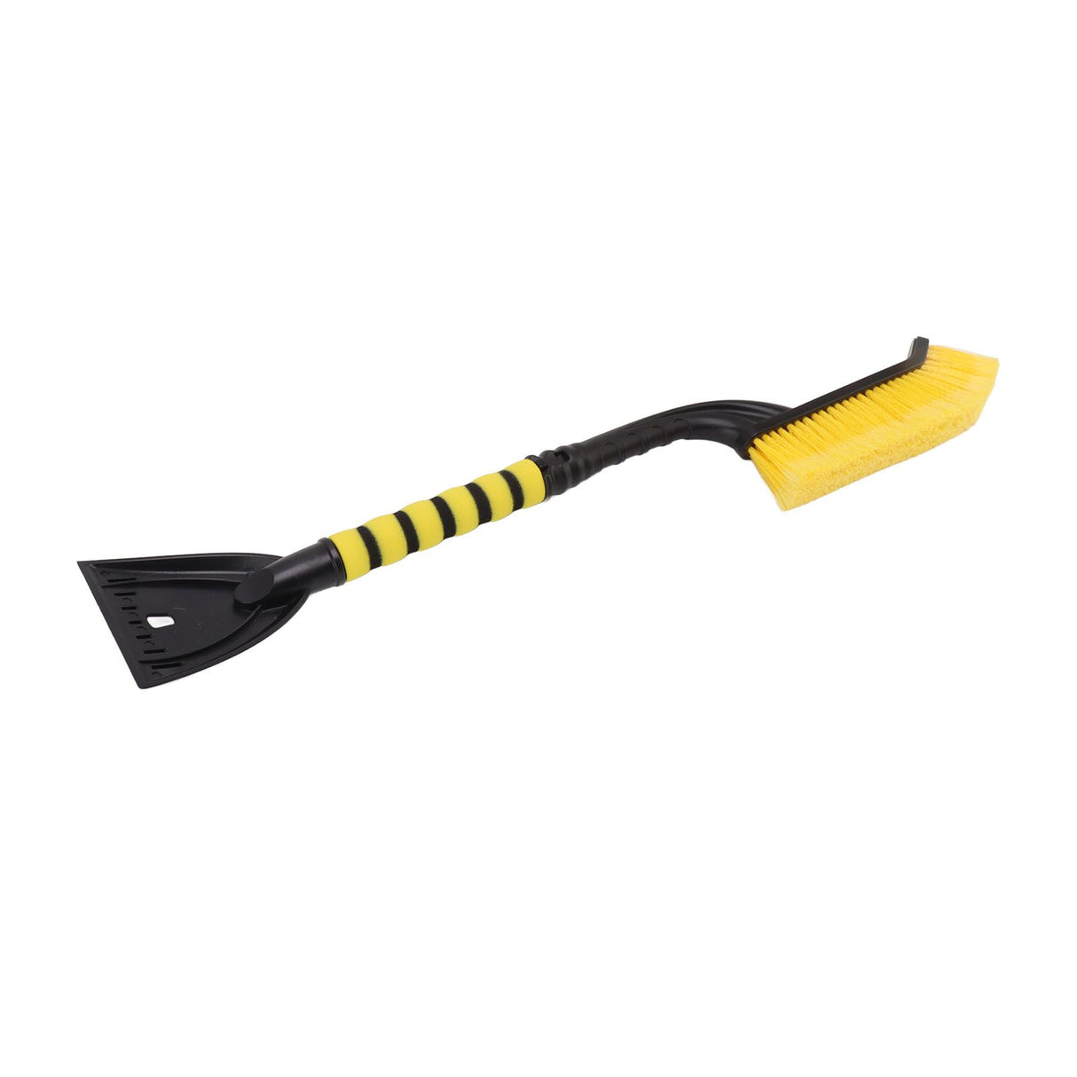 Snow Brush Detachable Ice Scraper Snow Removal Tool with Ergonomic Foam Grip for Cars Trucks Yellow Black