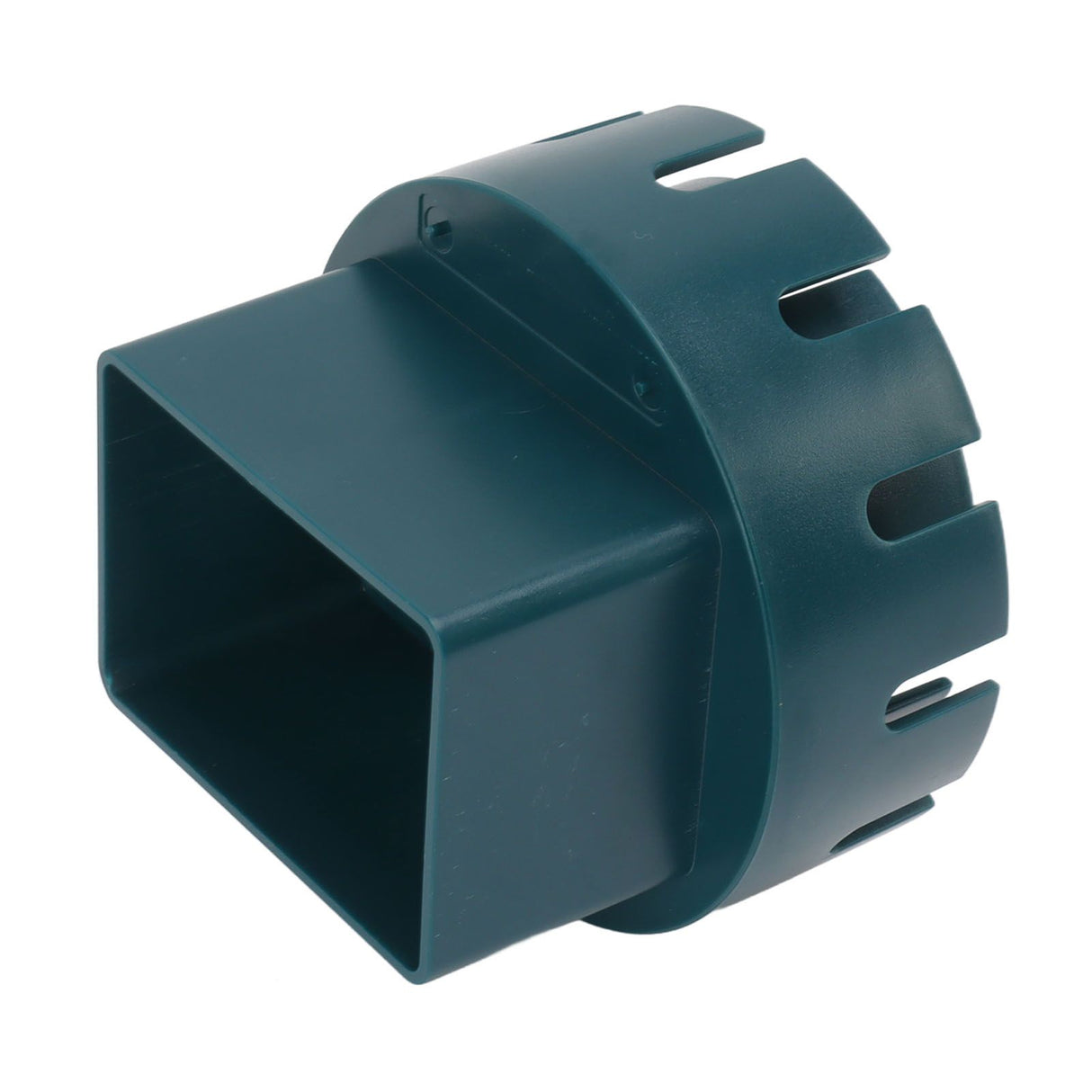Downspout Adapter Plastic Drain Adapter Replacement Downpipe Converter Connector with Screws Green L 3x4in