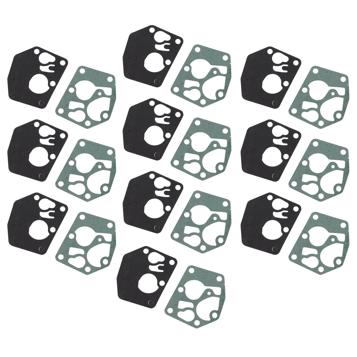 10 Set Carburetor Diaphragm Gasket Kit Carb Diaphragm Gasket Replacement for 495770 795083