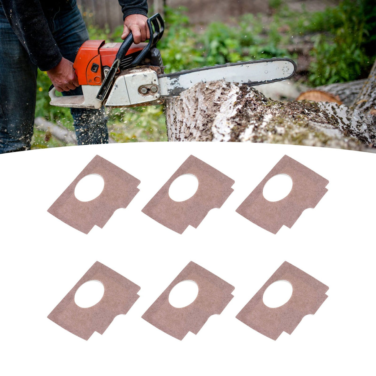 6Pcs Chainsaw Air Filter Cleaner Cotton Replacement for Stihl 018 MS180 017 MS170 MS180C MS 180 170 Parts Accessories