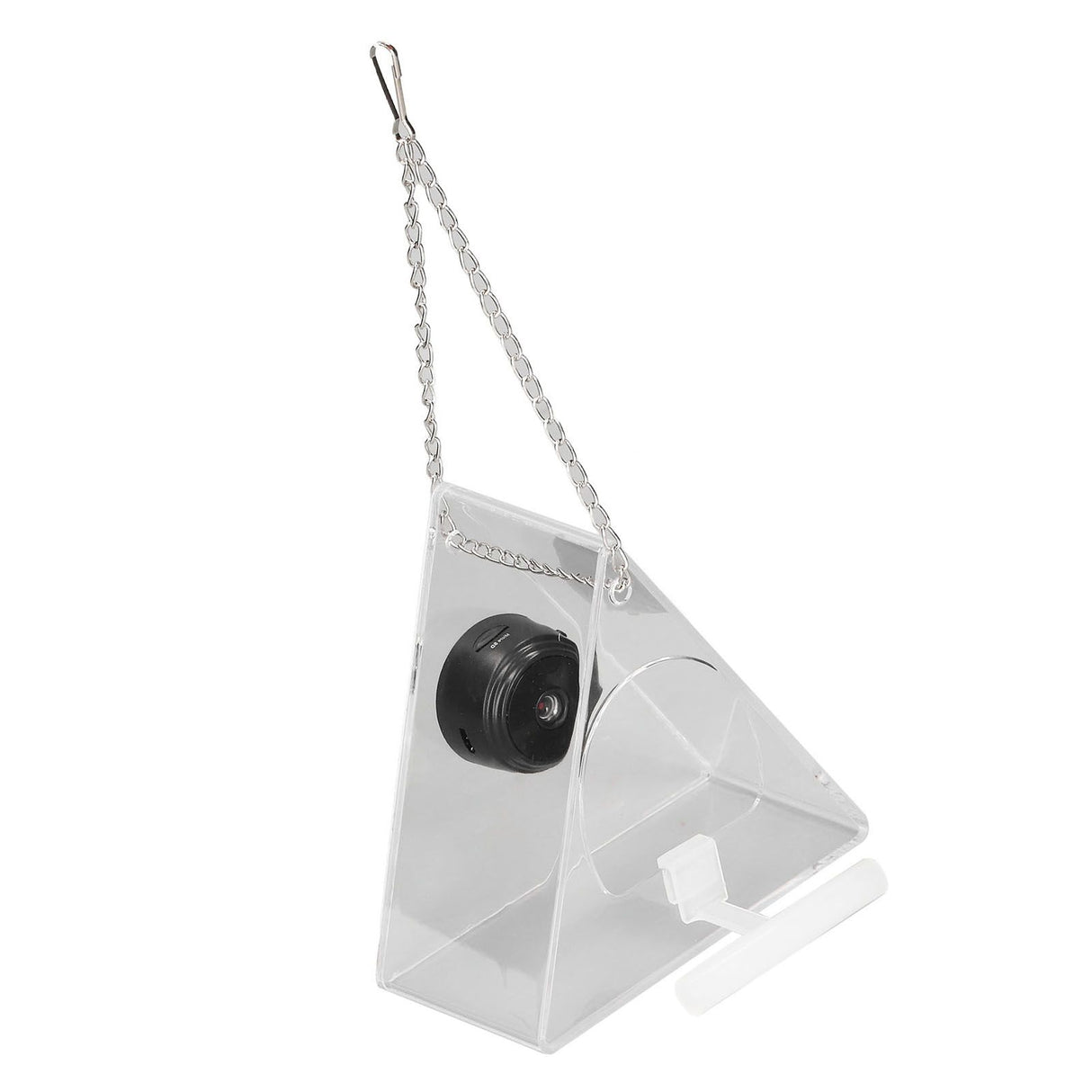 Smart Camera Bird Feeder Real Time Monitoring Hanging Bird Feeders for Outdoors Garden Triangle